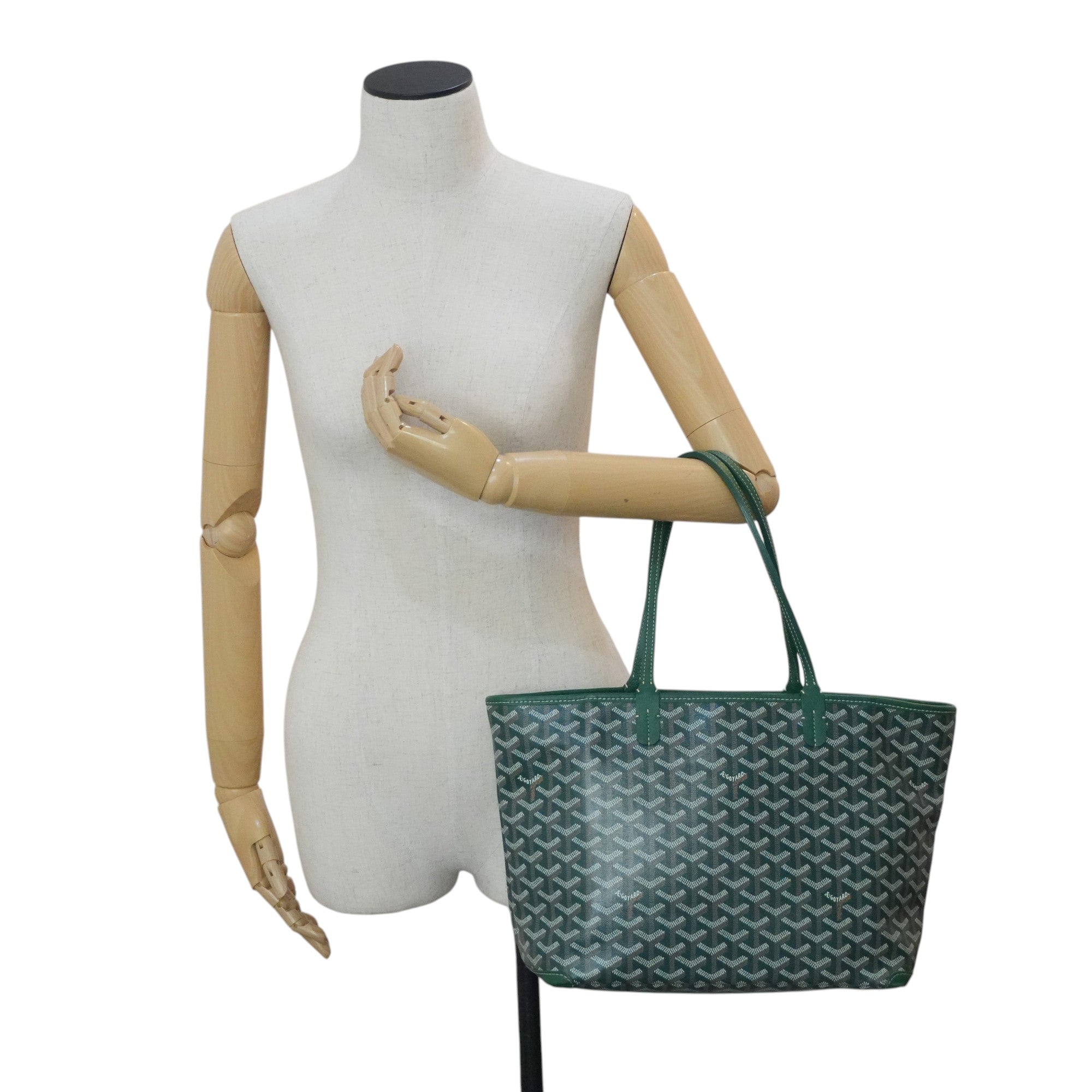 Pre-owned Goyard Artois PM Green