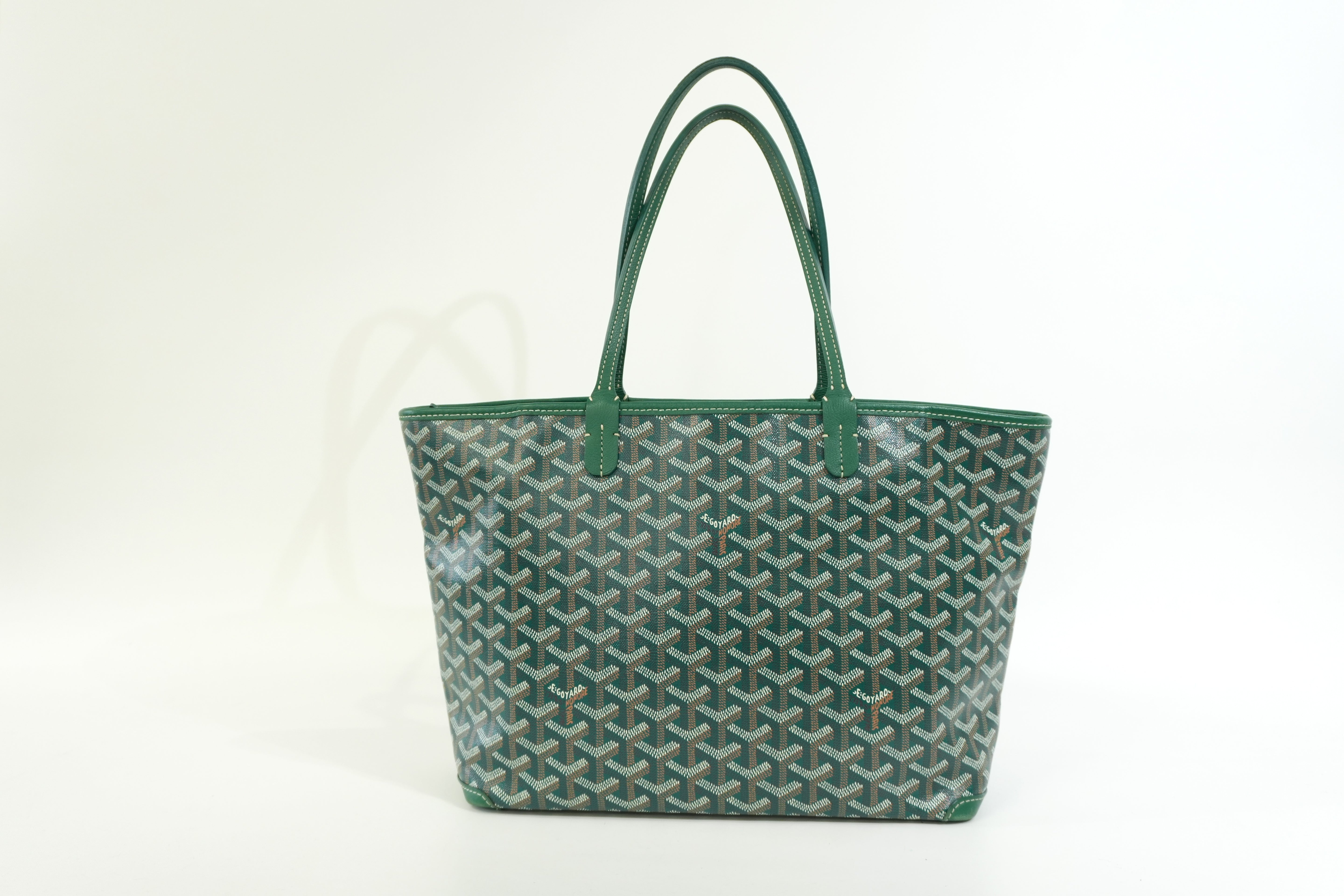 Pre-owned Goyard Artois PM Green