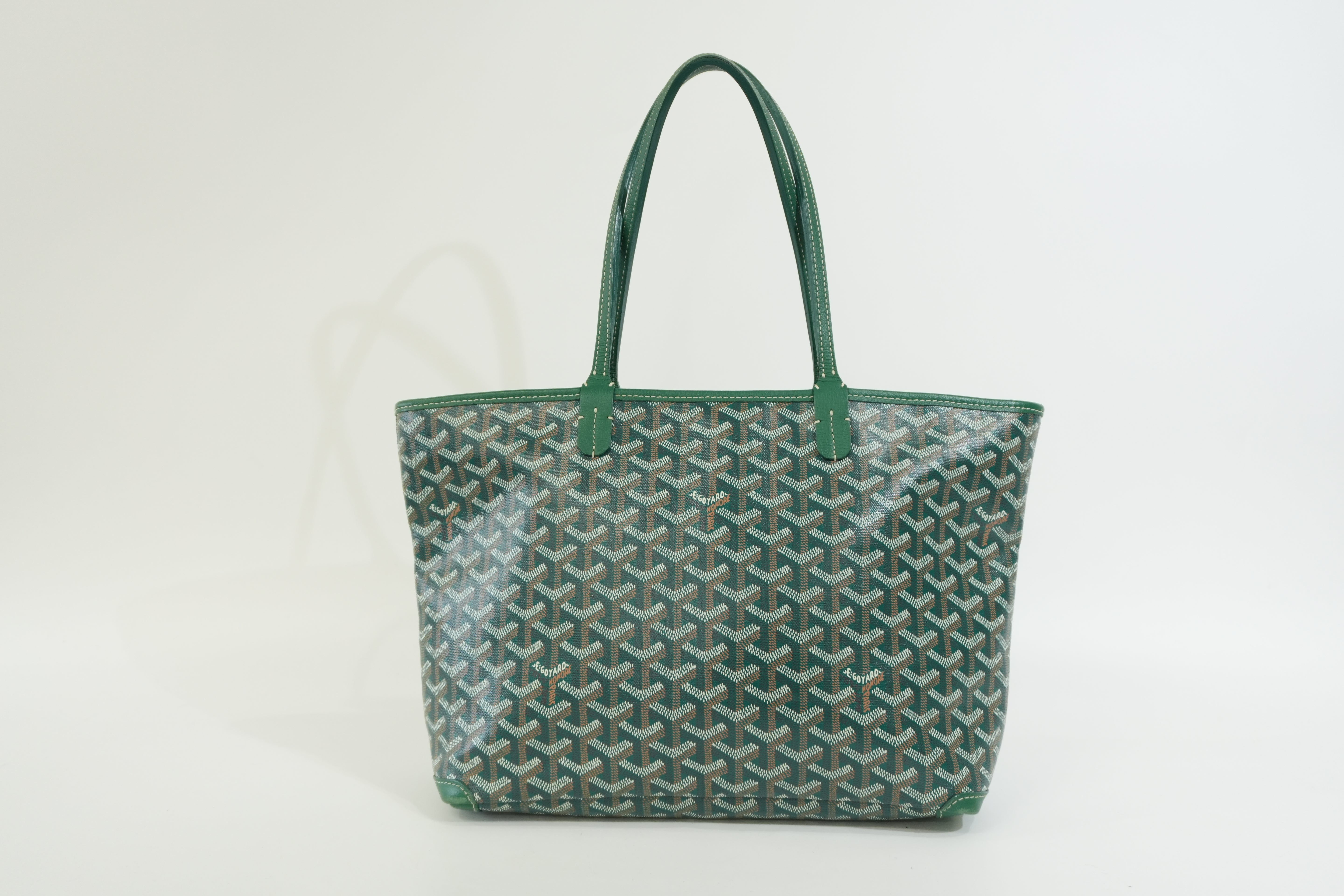 Pre-owned Goyard Artois PM Green