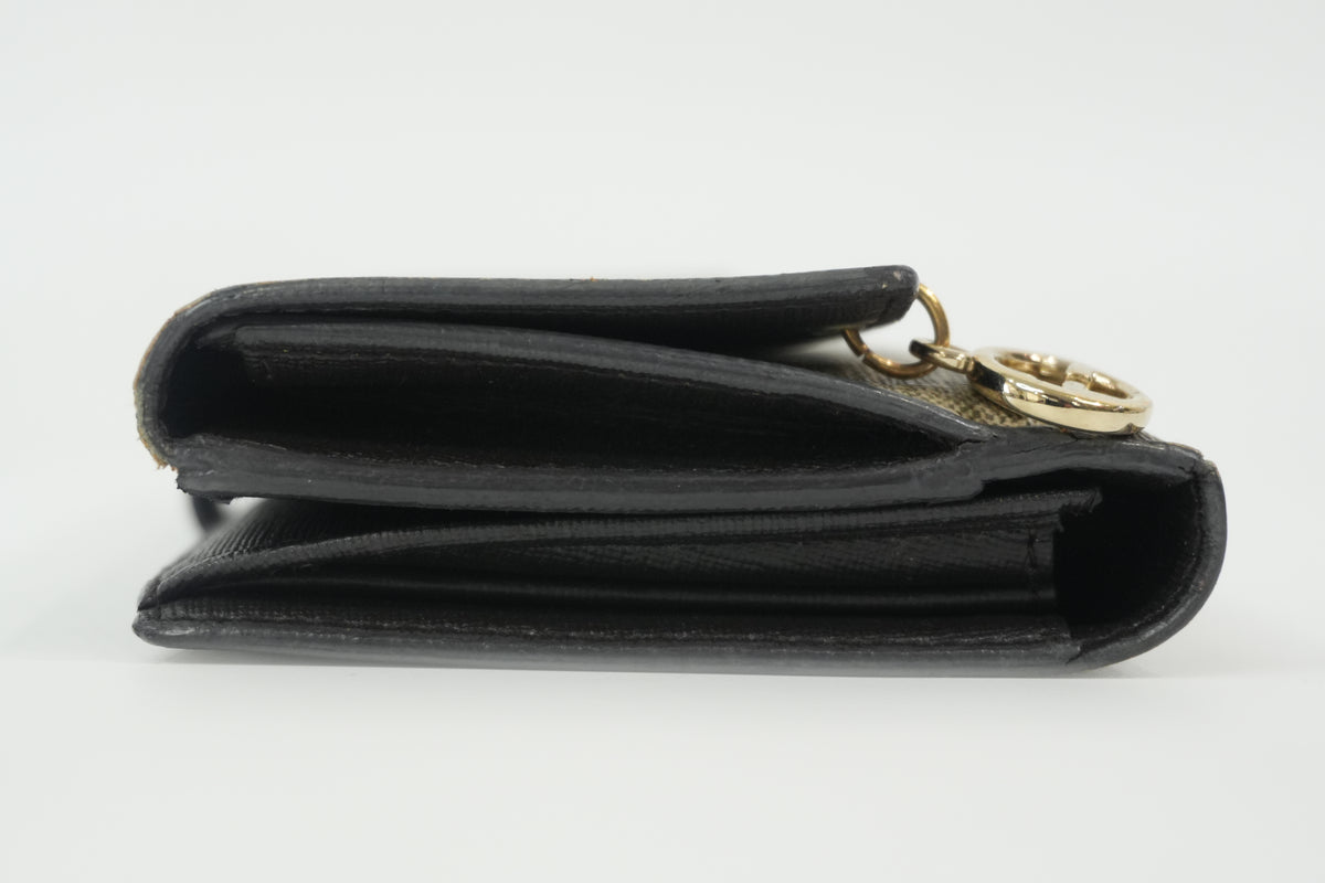 Pre-Owned Gucci Guccisima Long Wallet Brown