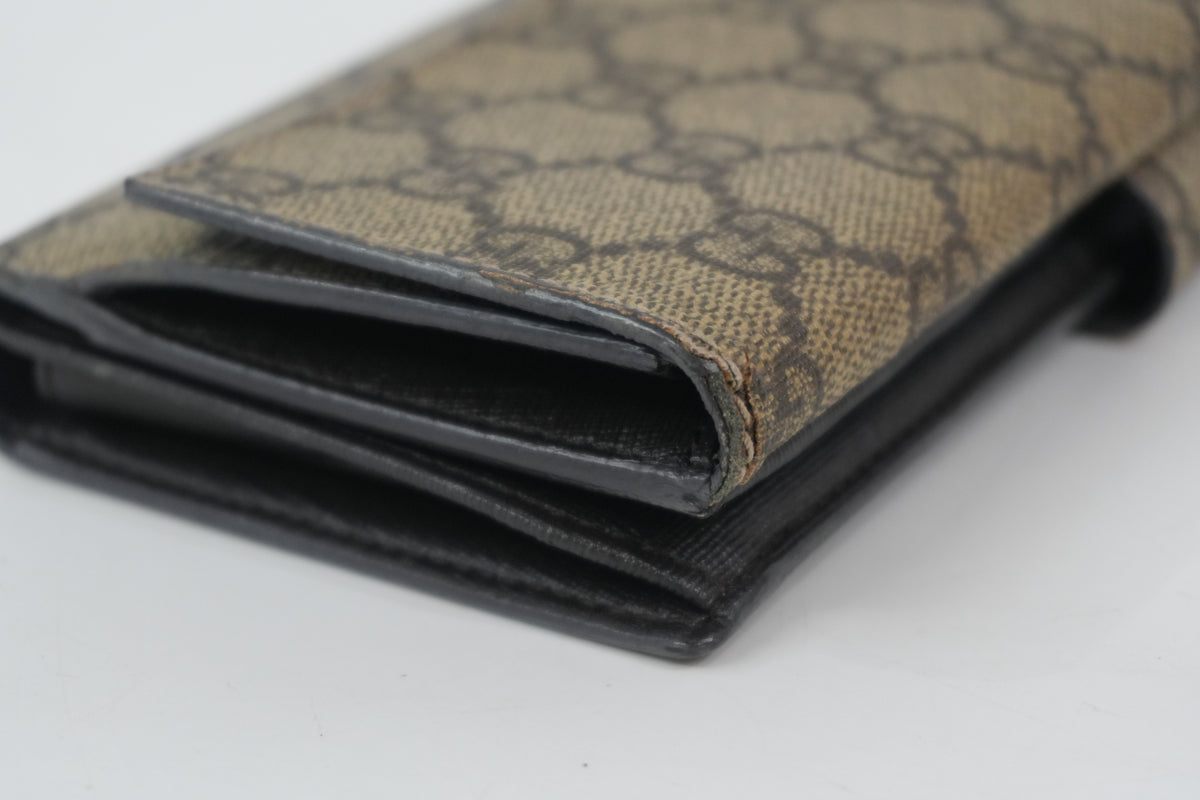 Pre-Owned Gucci Guccisima Long Wallet Brown