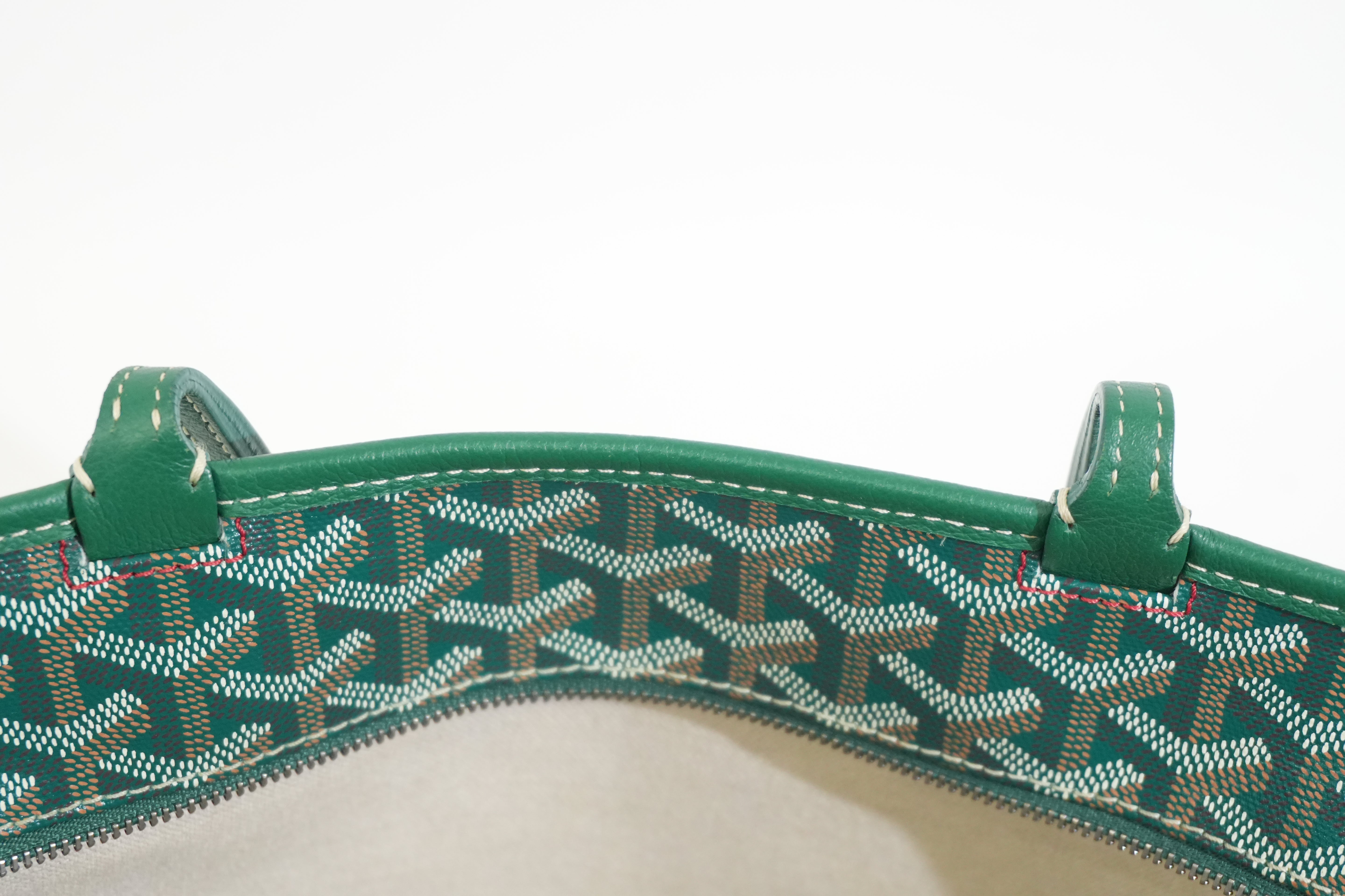 Pre-owned Goyard Artois PM Green