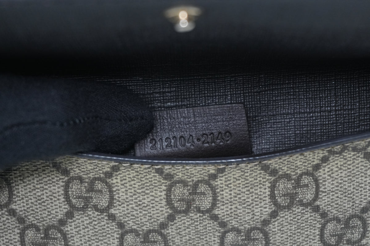 Pre-Owned Gucci Guccisima Long Wallet Brown