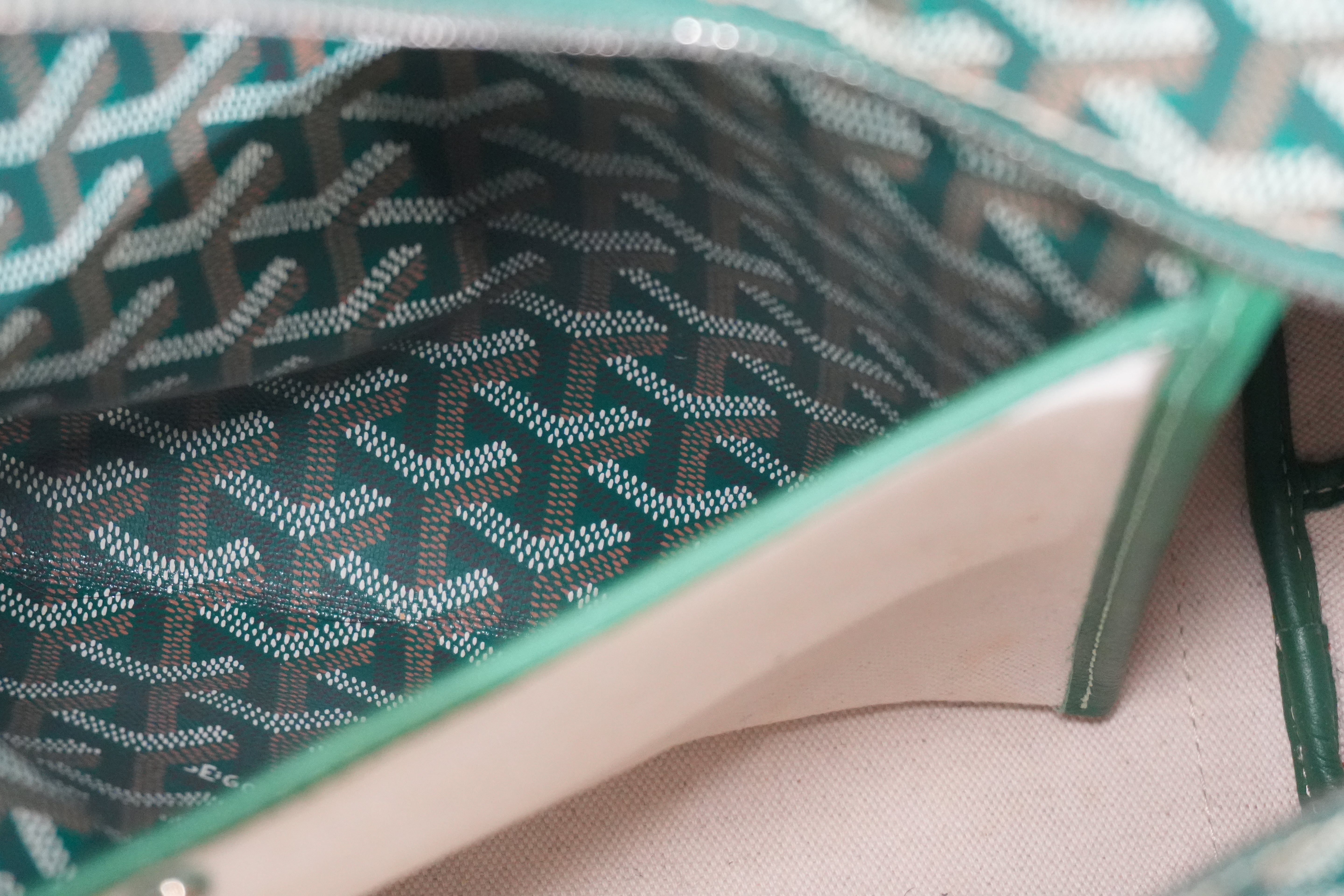 Pre-owned Goyard Artois PM Green