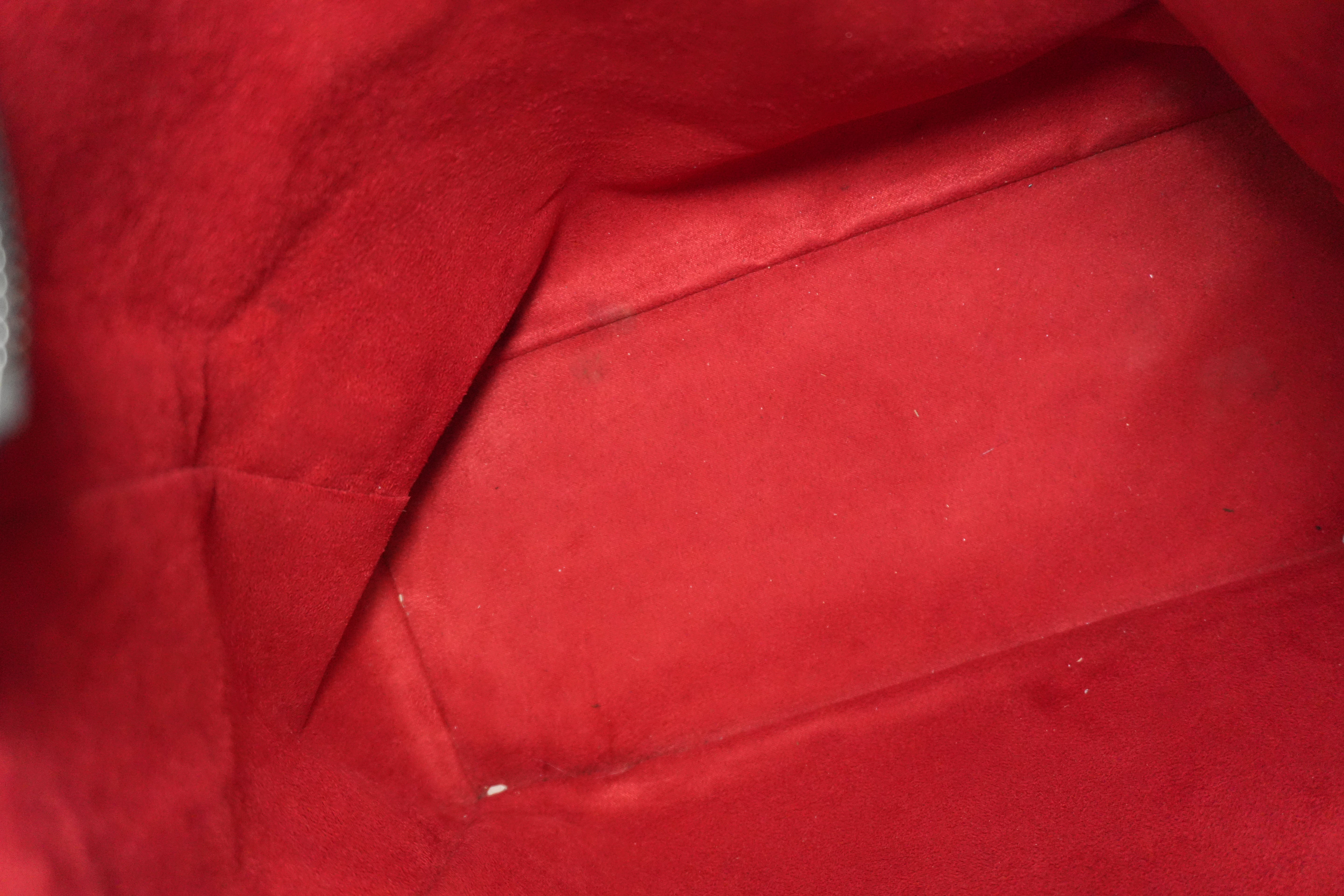 Pre-owned Christian Louboutin Leather Eloise Fringes and Spike Hobo Shoulder Bag Black