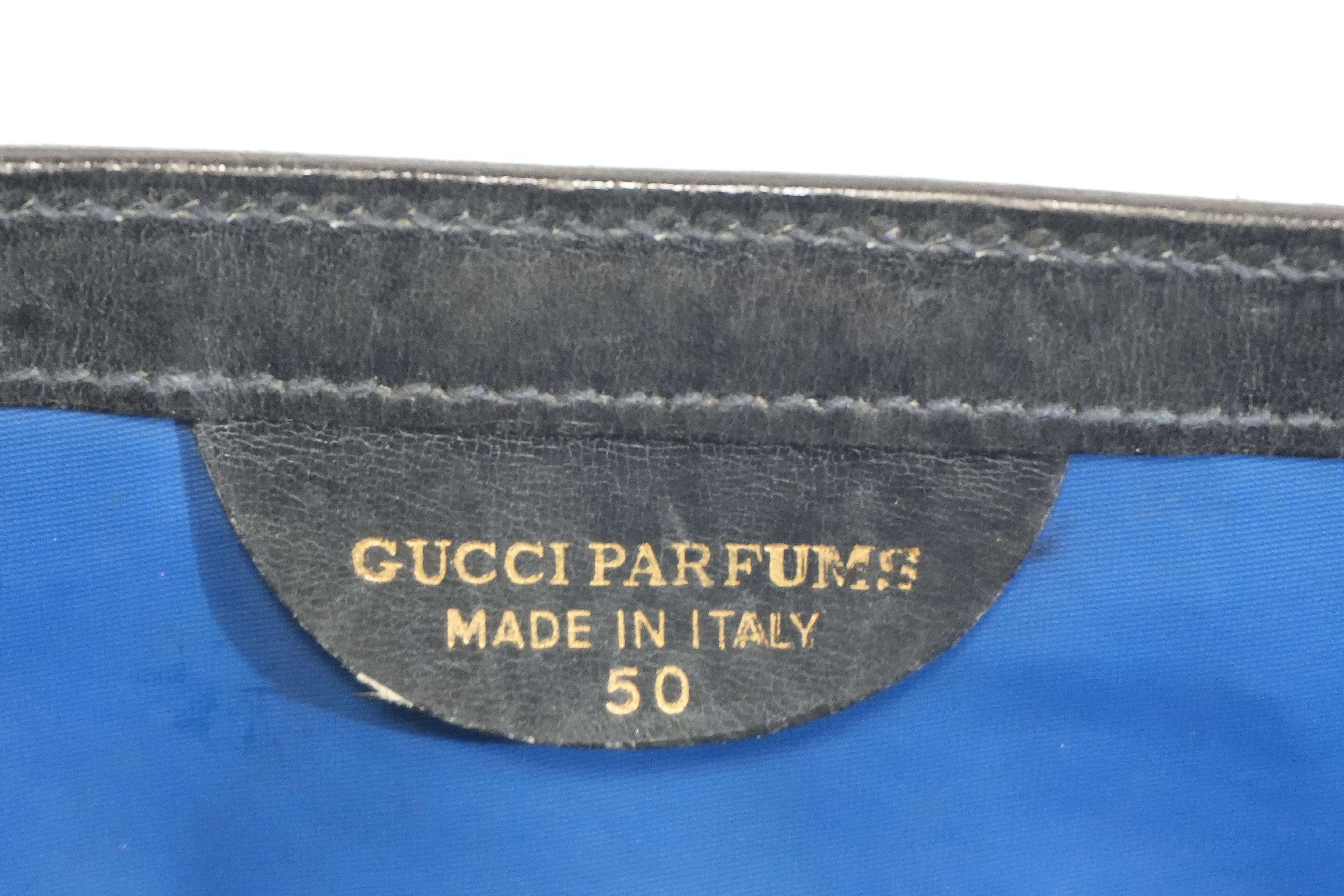 Pre-owned Gucci Vintage Flap Pouch Blue
