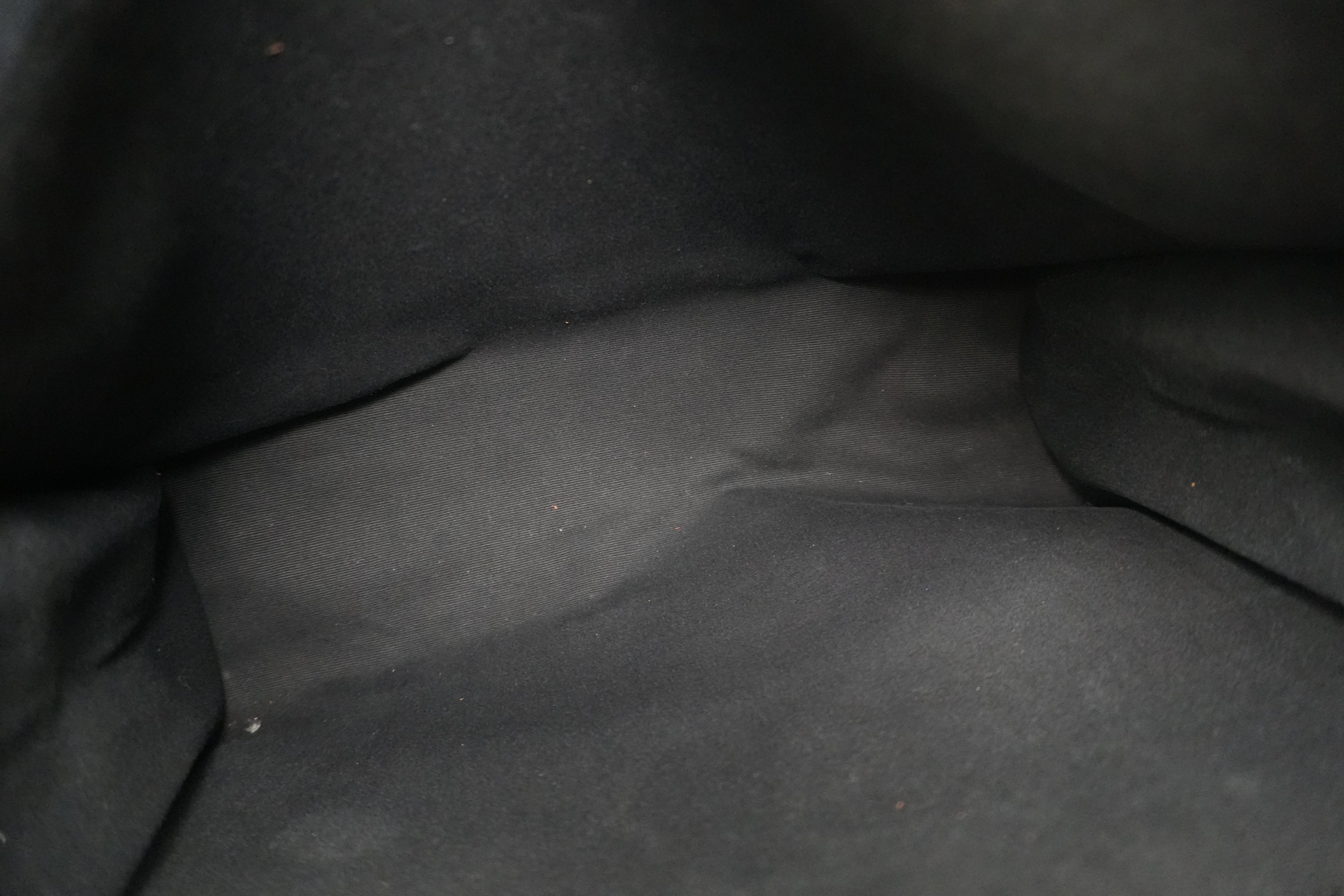 Pre-owned Hermes Canvas Herzip Tote Bag Black