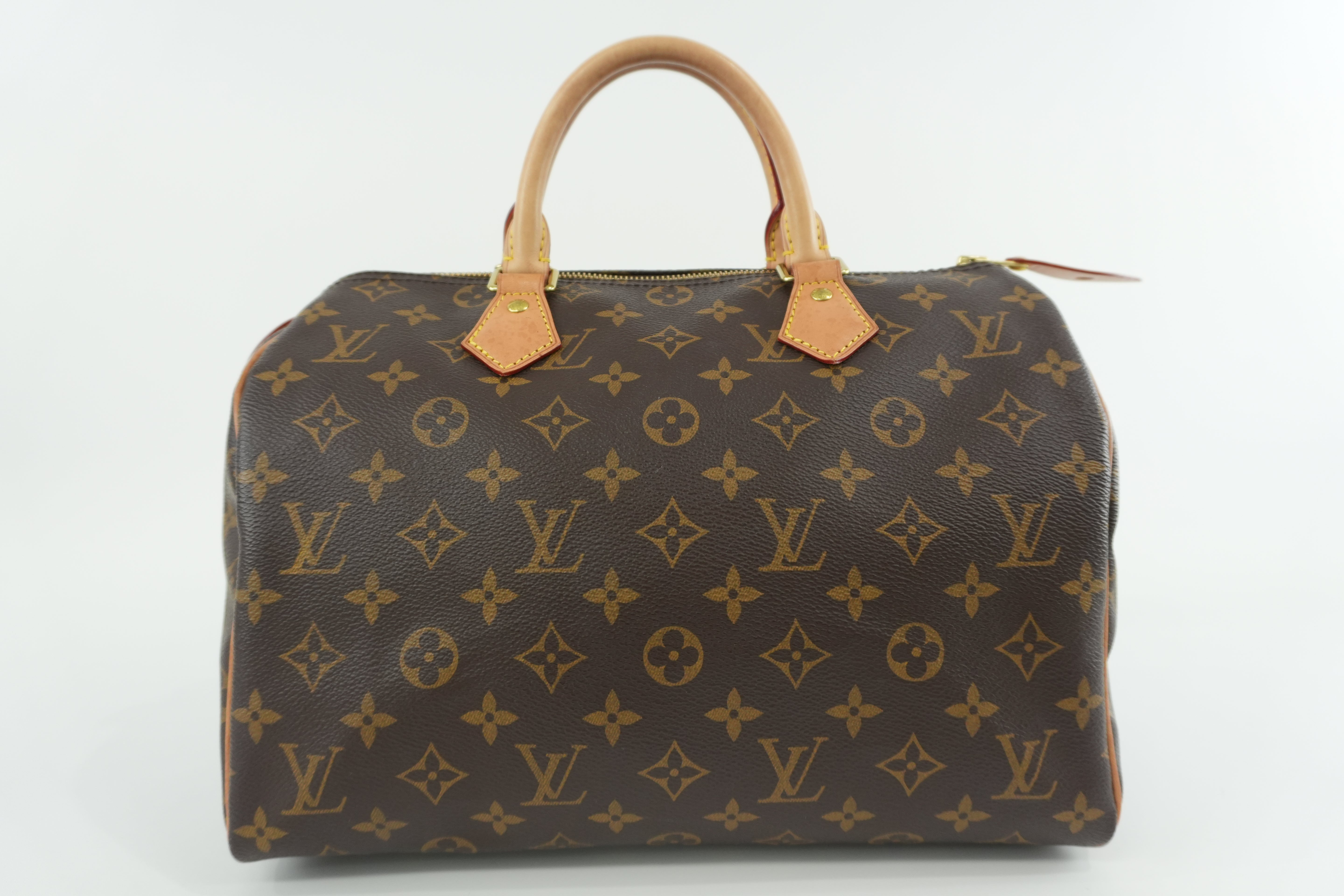 Louis Vuitton Monogram Speedy 30 Handbag Used