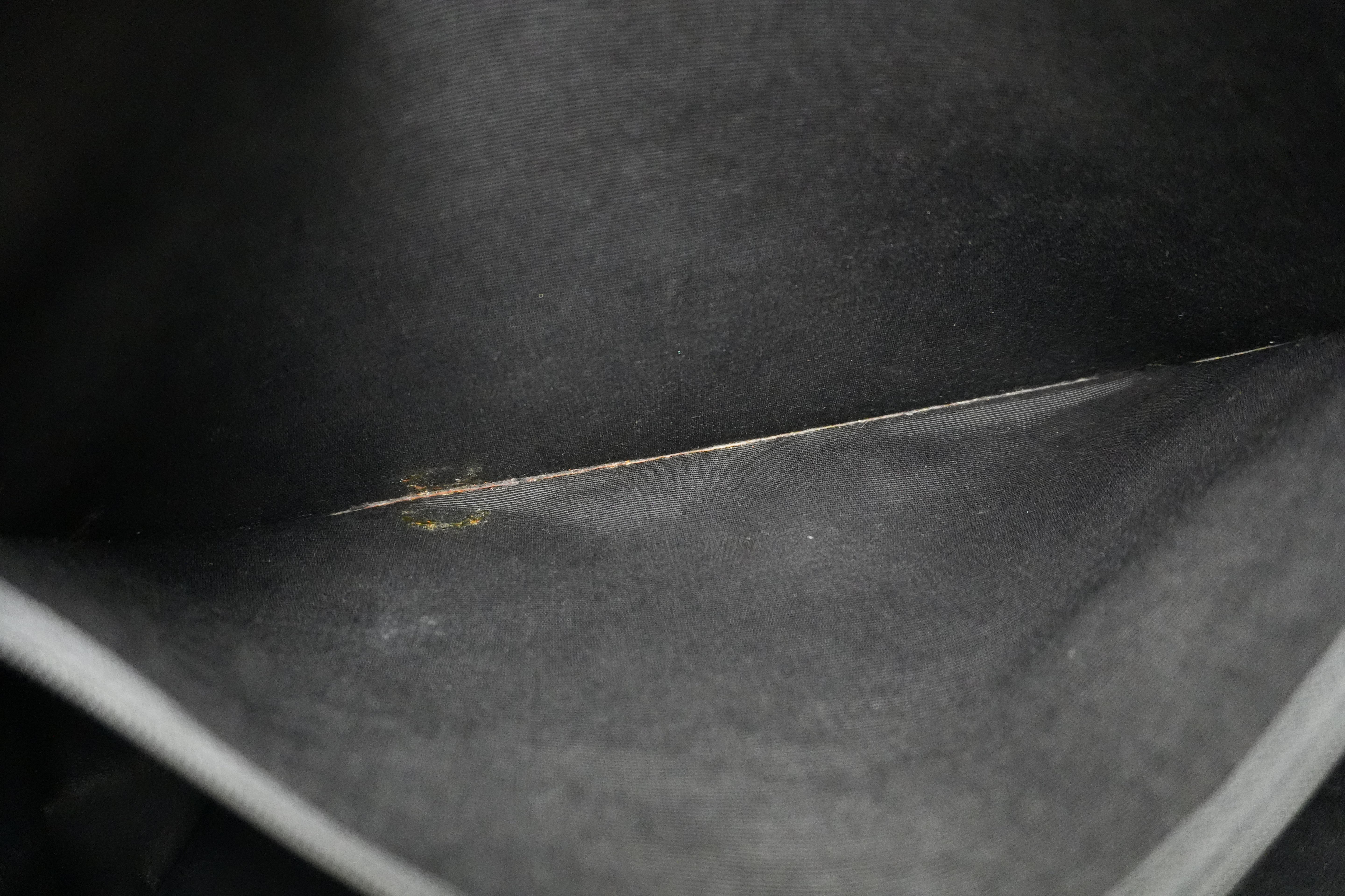 Pre-owned Chanel Lambskin Leather Chain Tote Bag Black