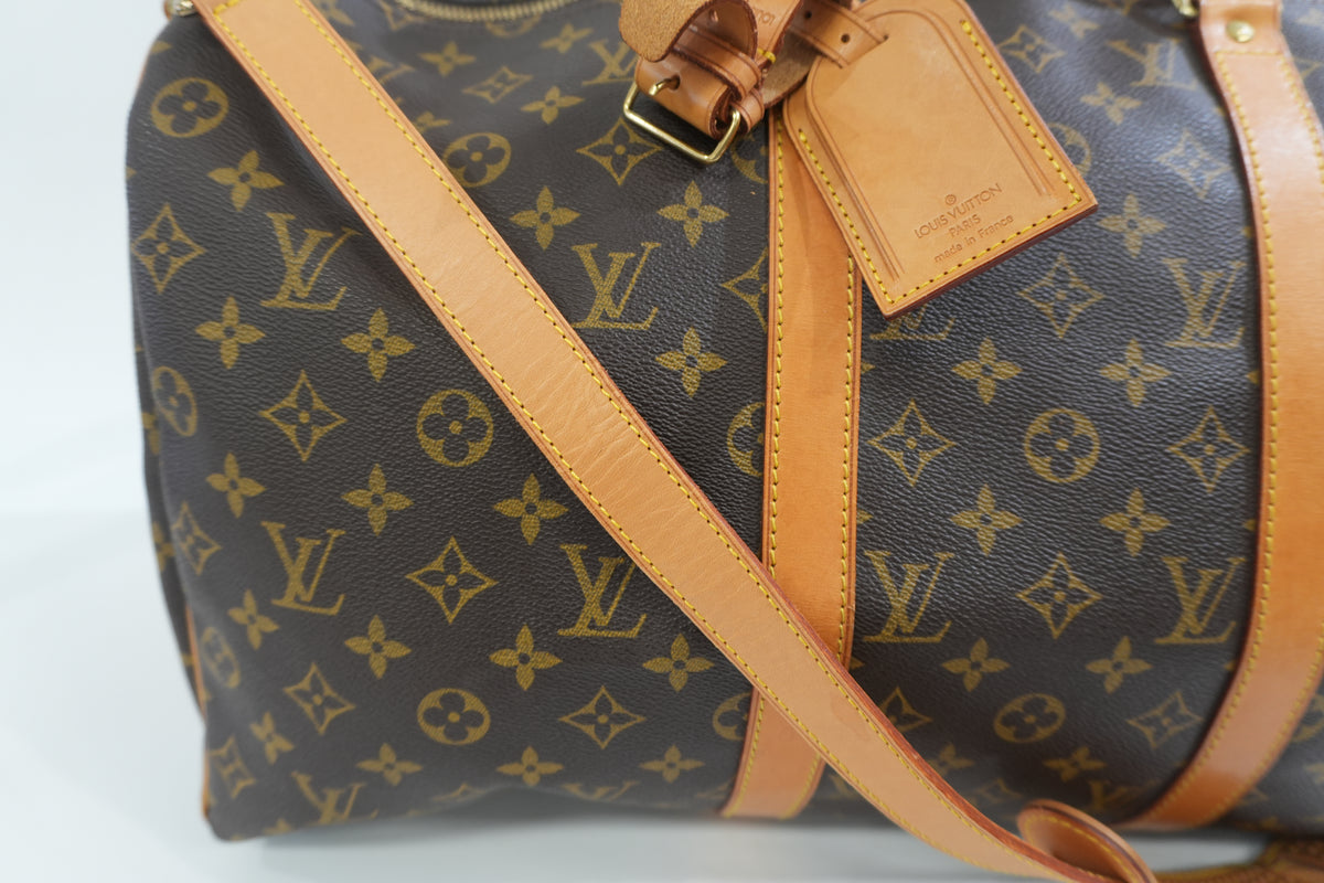 Pre-Owned Louis Vuitton Keepall Bandouliere 50 Travel Bag