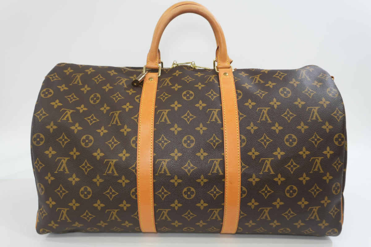 Pre-Owned Louis Vuitton Keepall Bandouliere 50 Travel Bag