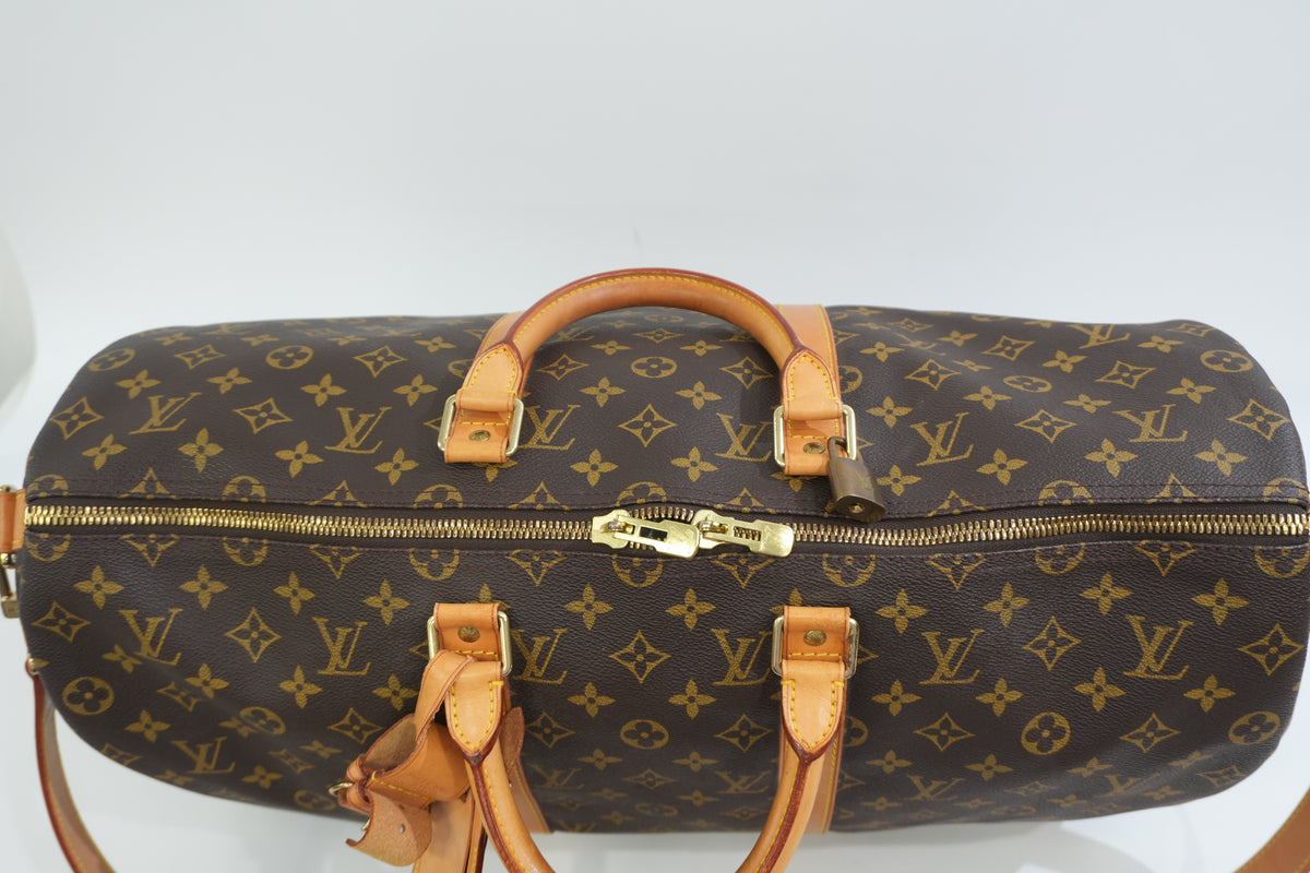 Pre-Owned Louis Vuitton Keepall Bandouliere 50 Travel Bag