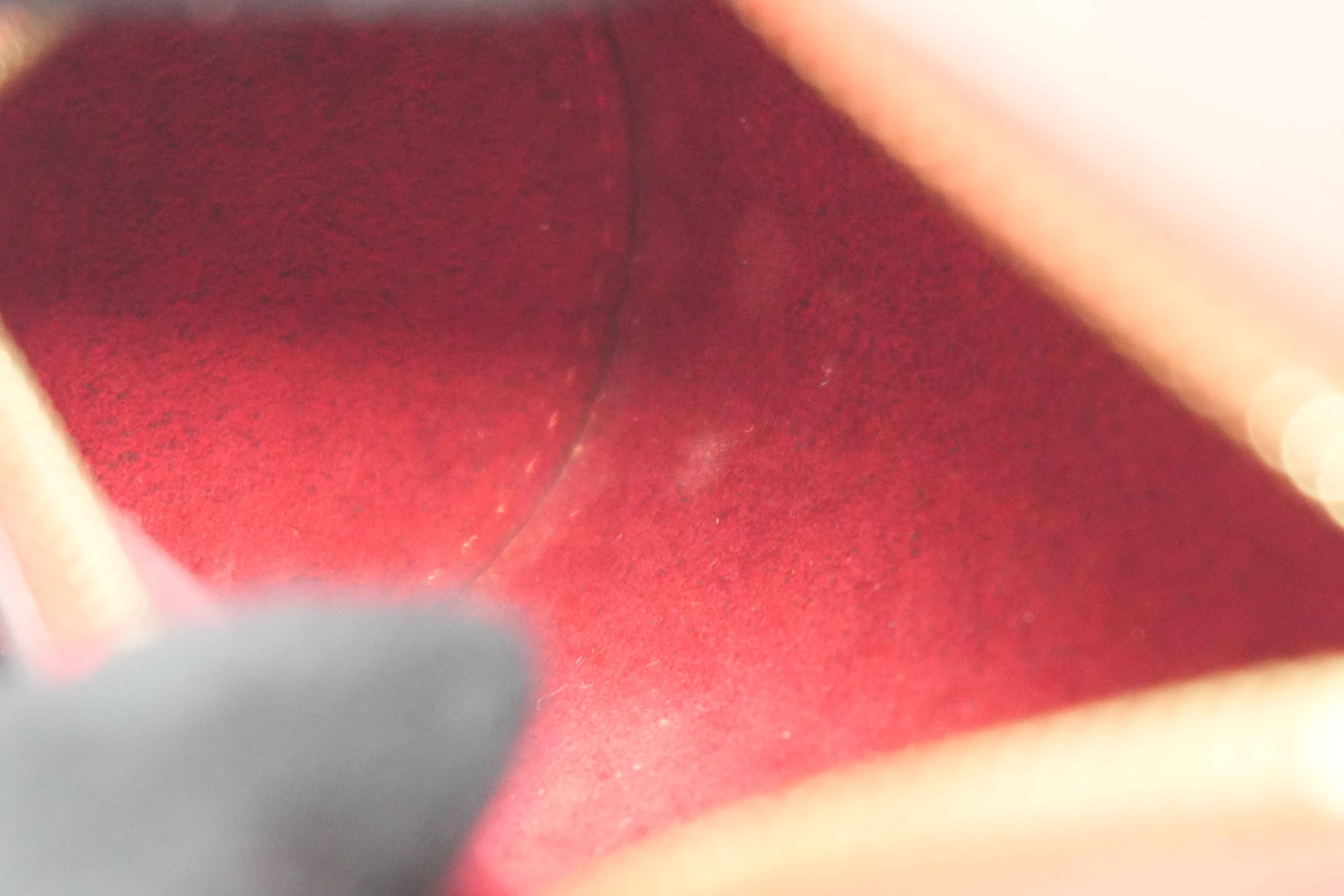 Louis Vuitton Epi Soufflot Handbag Red Used