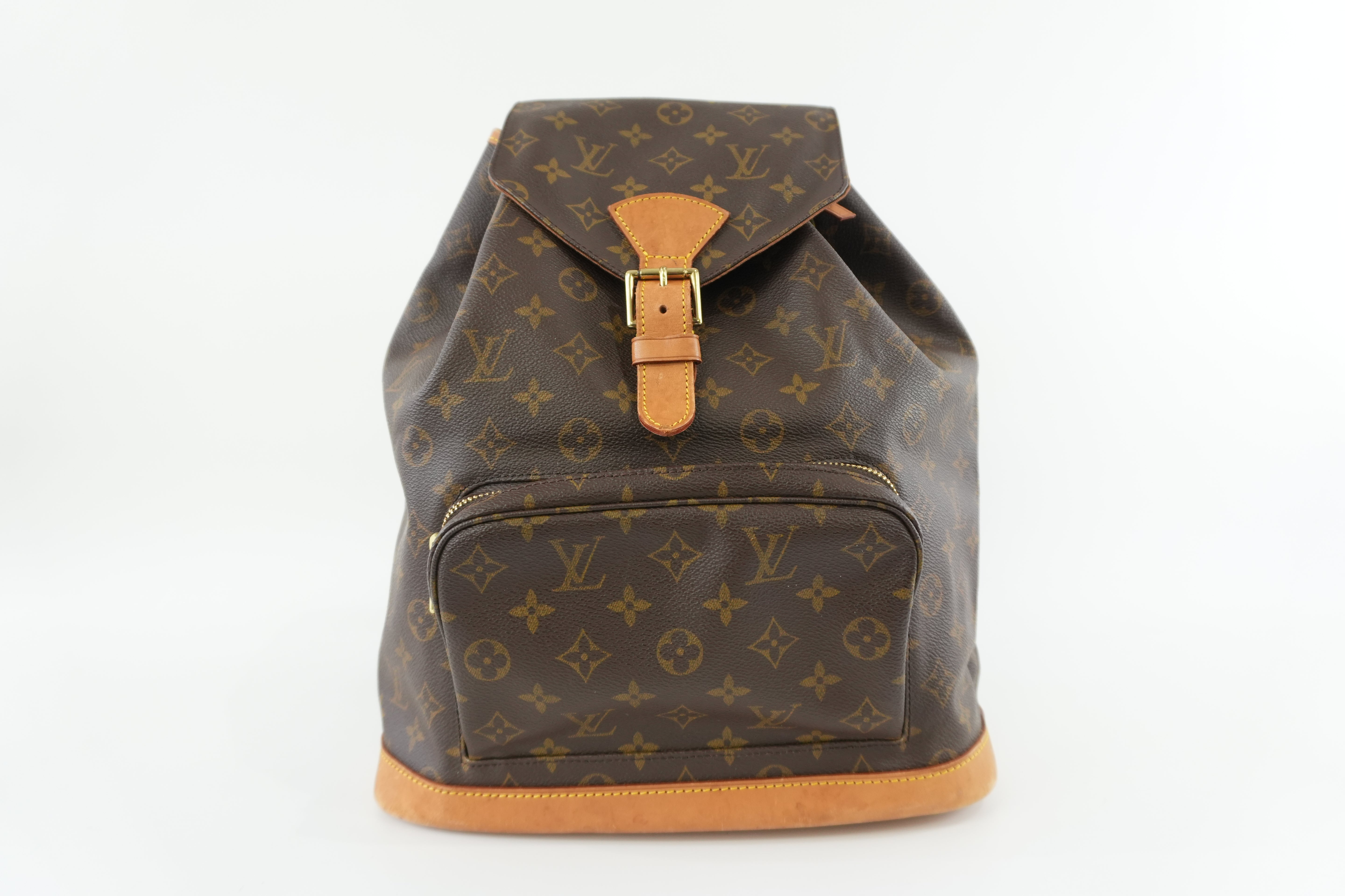 Louis Vuitton Monogram Montsouris GM Backpack Used