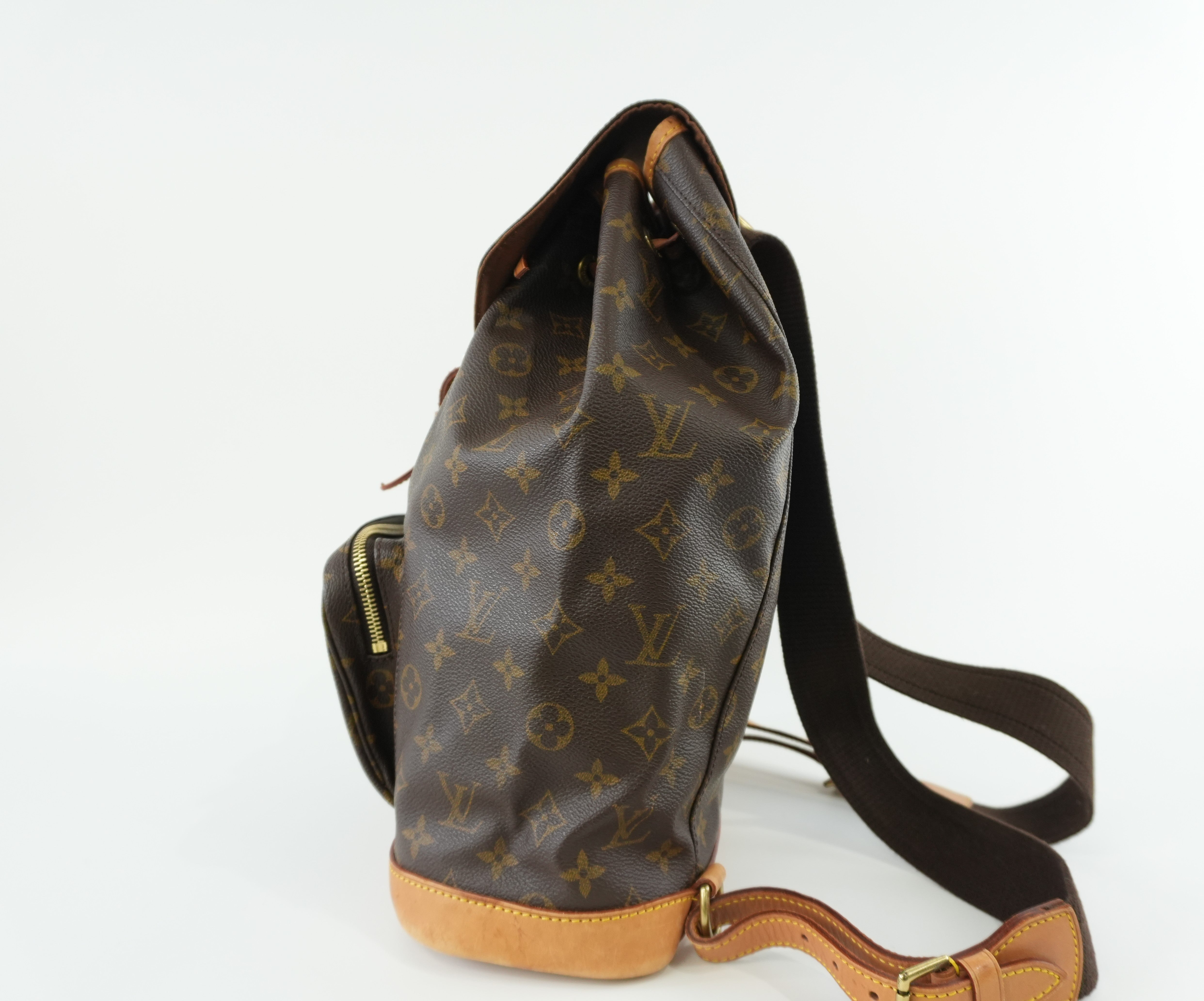 Louis Vuitton Monogram Montsouris GM Backpack Used