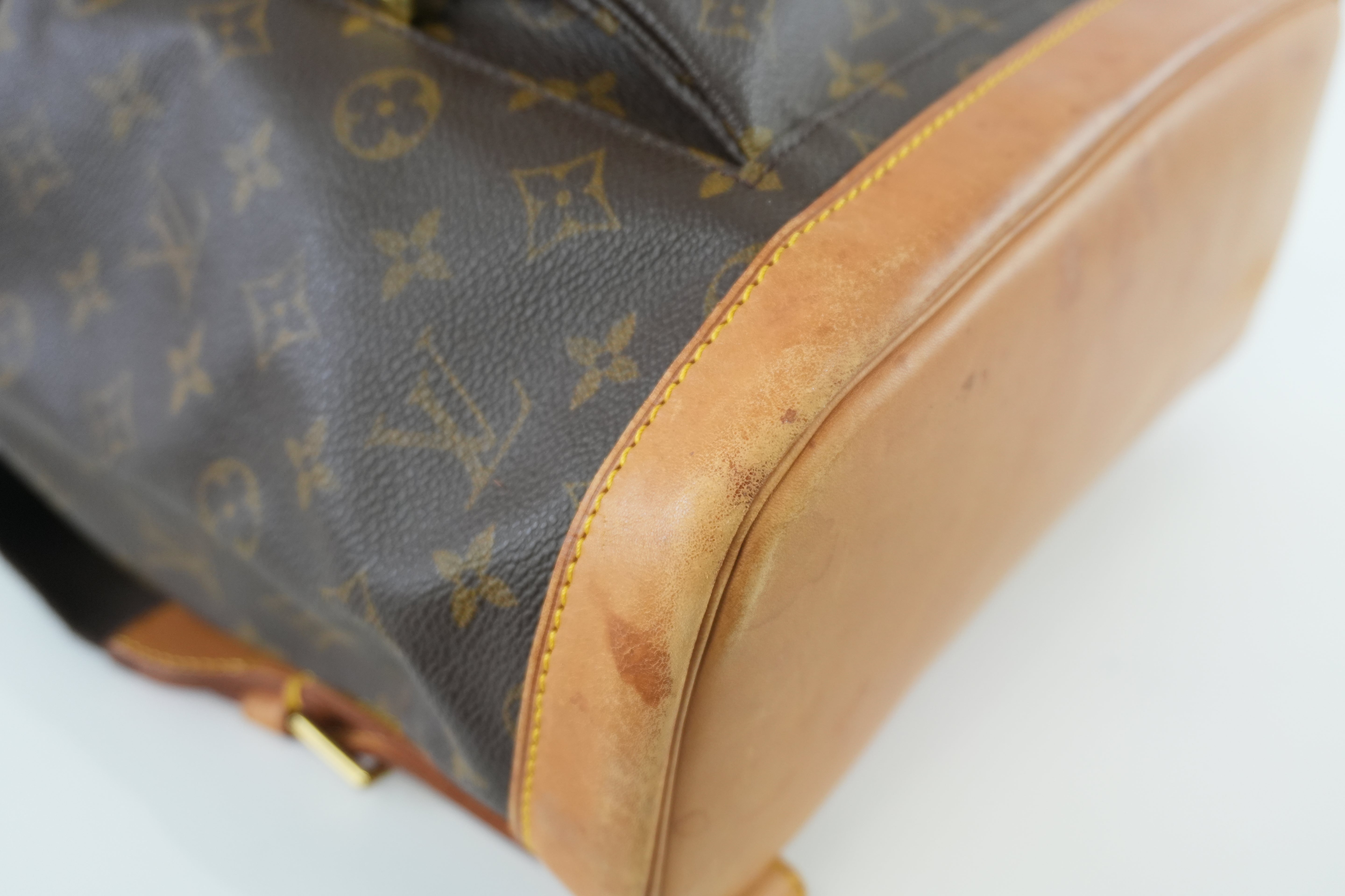 Louis Vuitton Monogram Montsouris GM Backpack Used