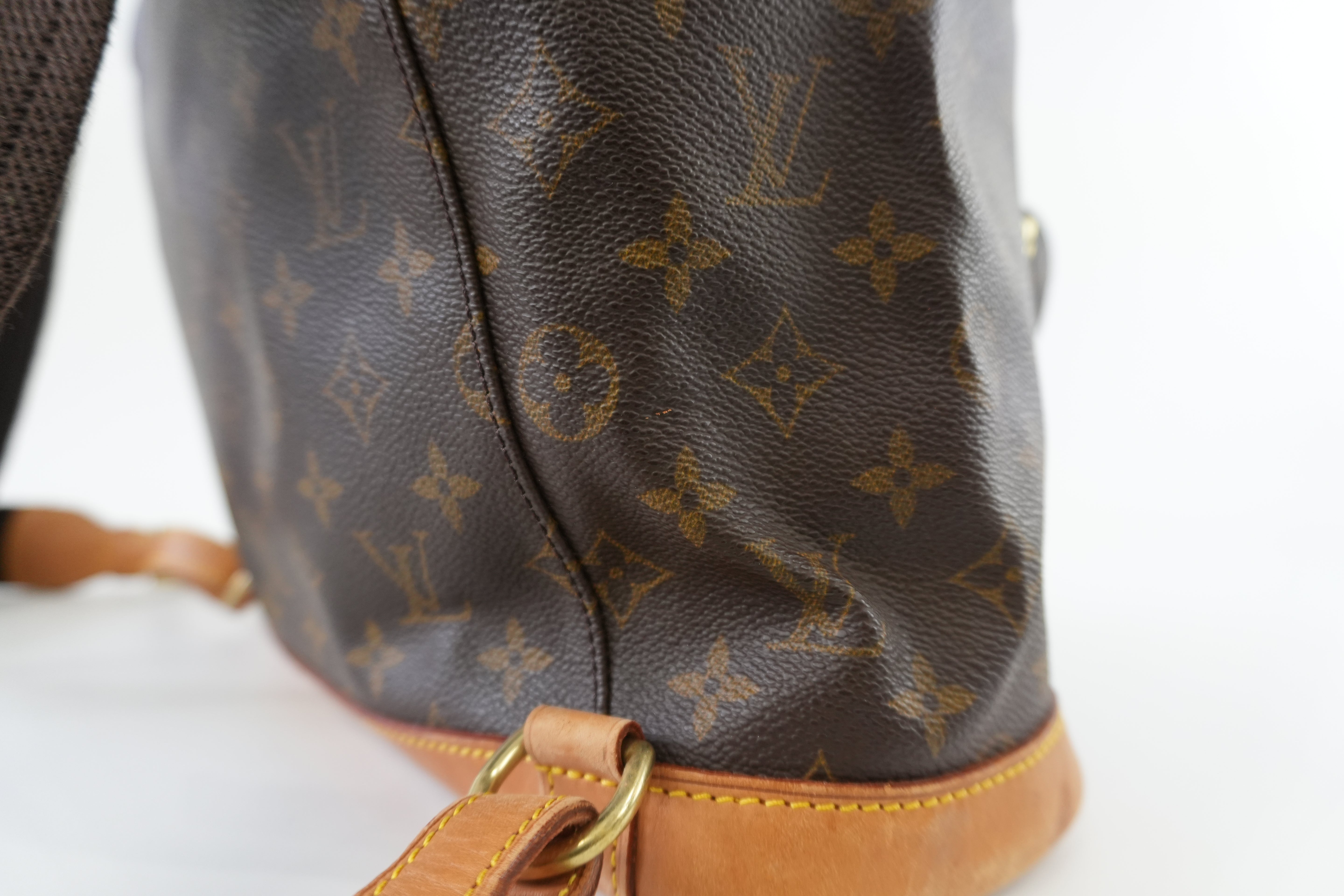Louis Vuitton Monogram Montsouris GM Backpack Used