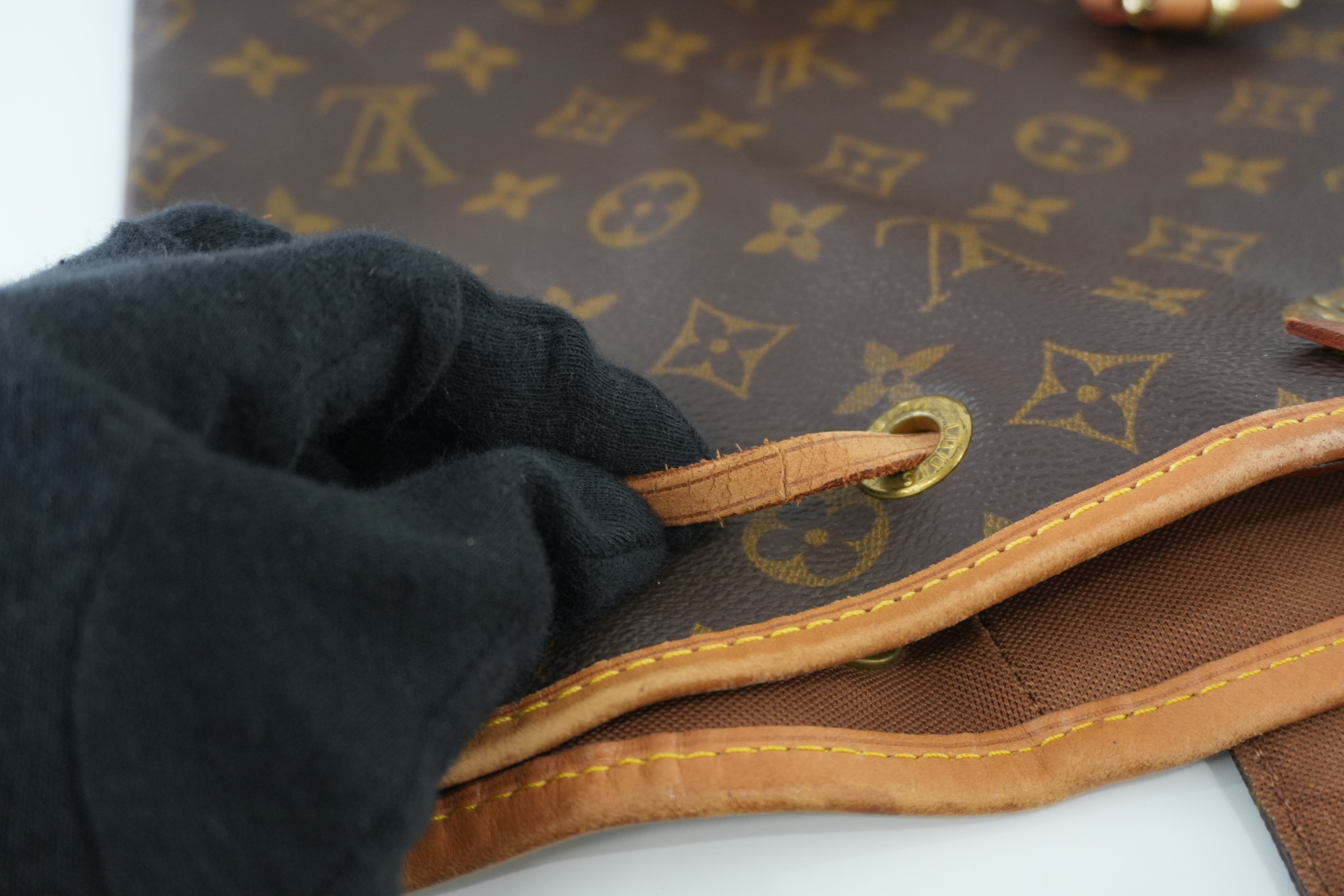 Louis Vuitton Monogram Montsouris GM Backpack Used