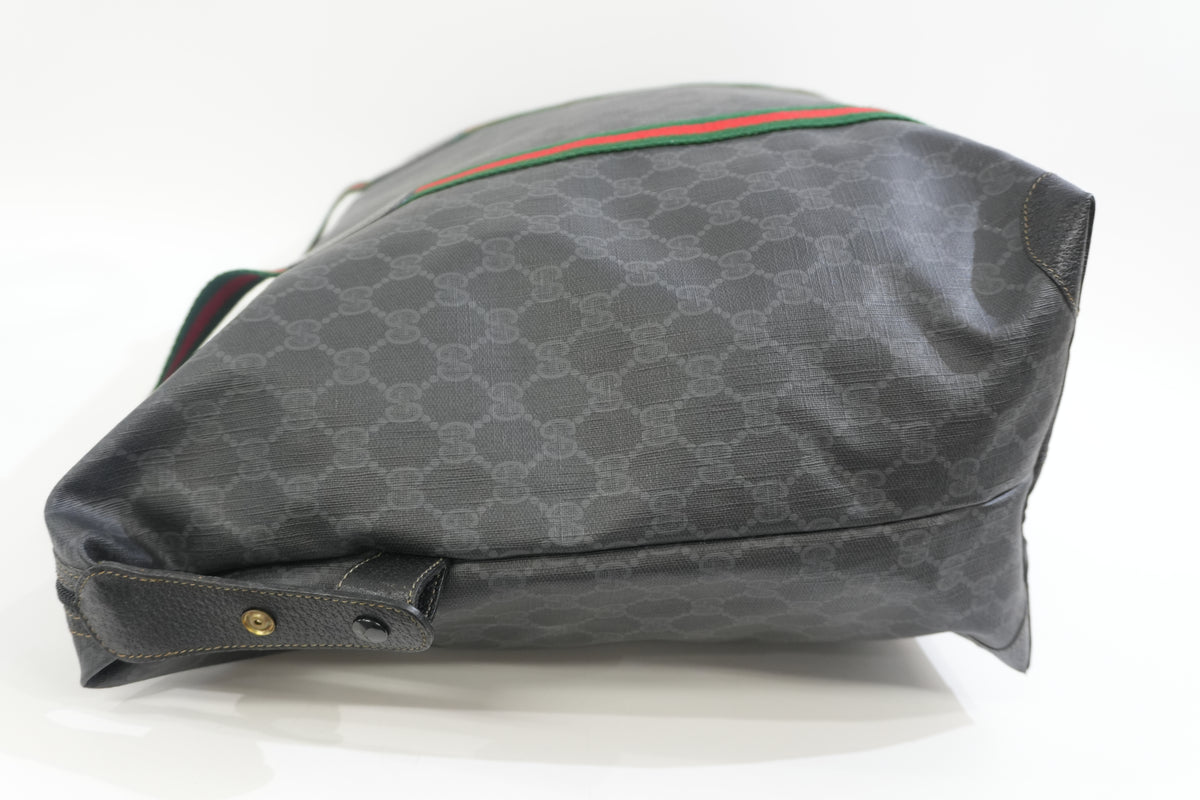 Pre-Owned Gucci Ophidia Travel Tote Bag Black