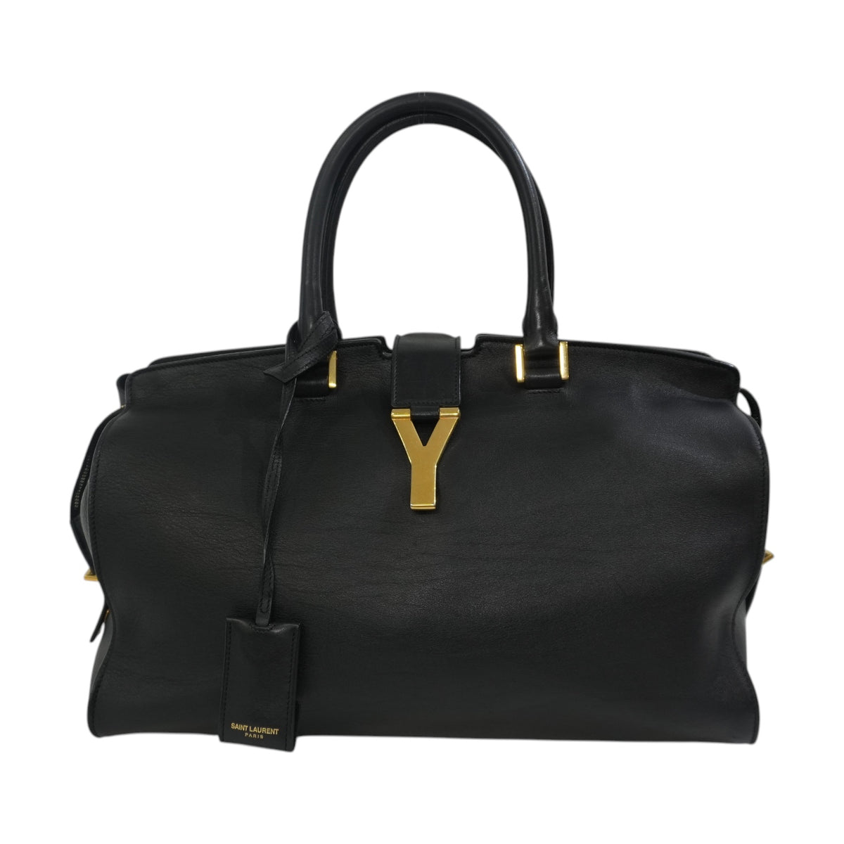 Pre-Owned Yves Saint Laurent Cabas Chyc Handbag Black