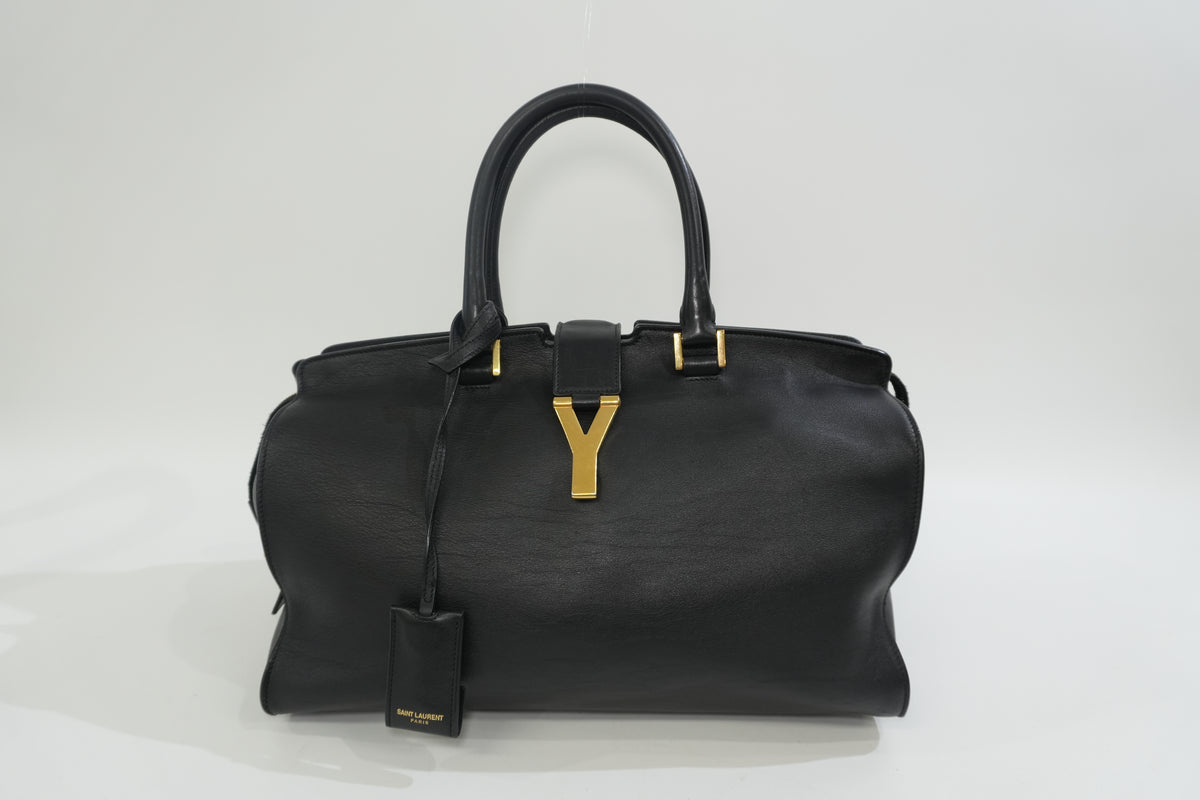 Pre-Owned Yves Saint Laurent Cabas Chyc Handbag Black