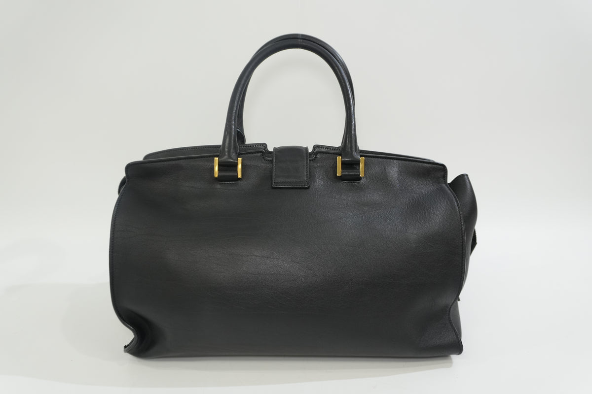 Pre-Owned Yves Saint Laurent Cabas Chyc Handbag Black