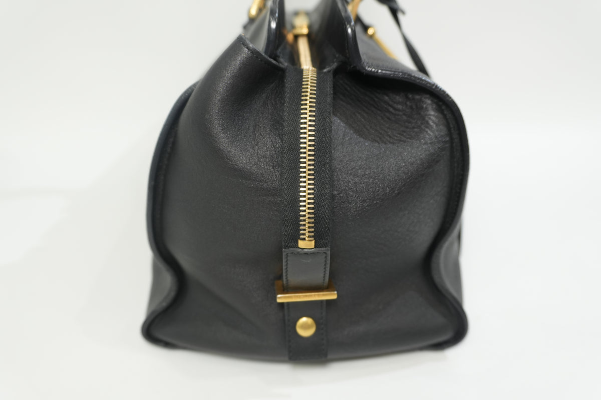 Pre-Owned Yves Saint Laurent Cabas Chyc Handbag Black