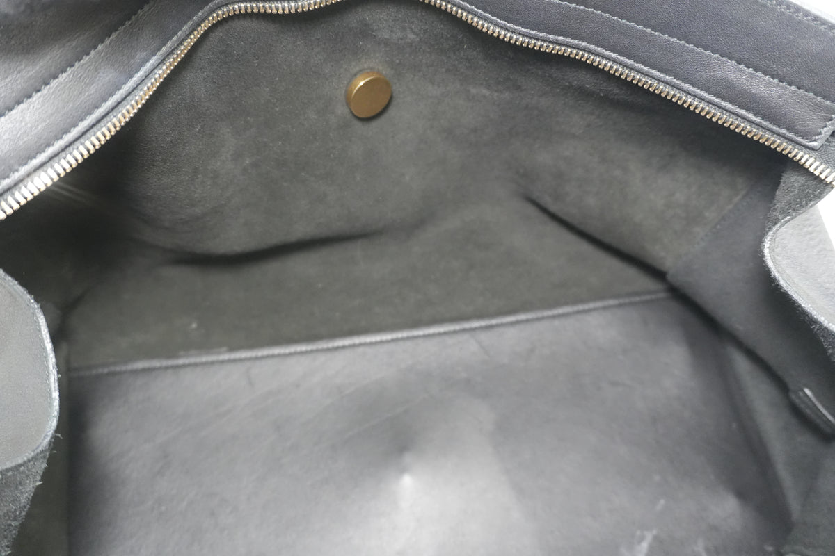 Pre-Owned Yves Saint Laurent Cabas Chyc Handbag Black
