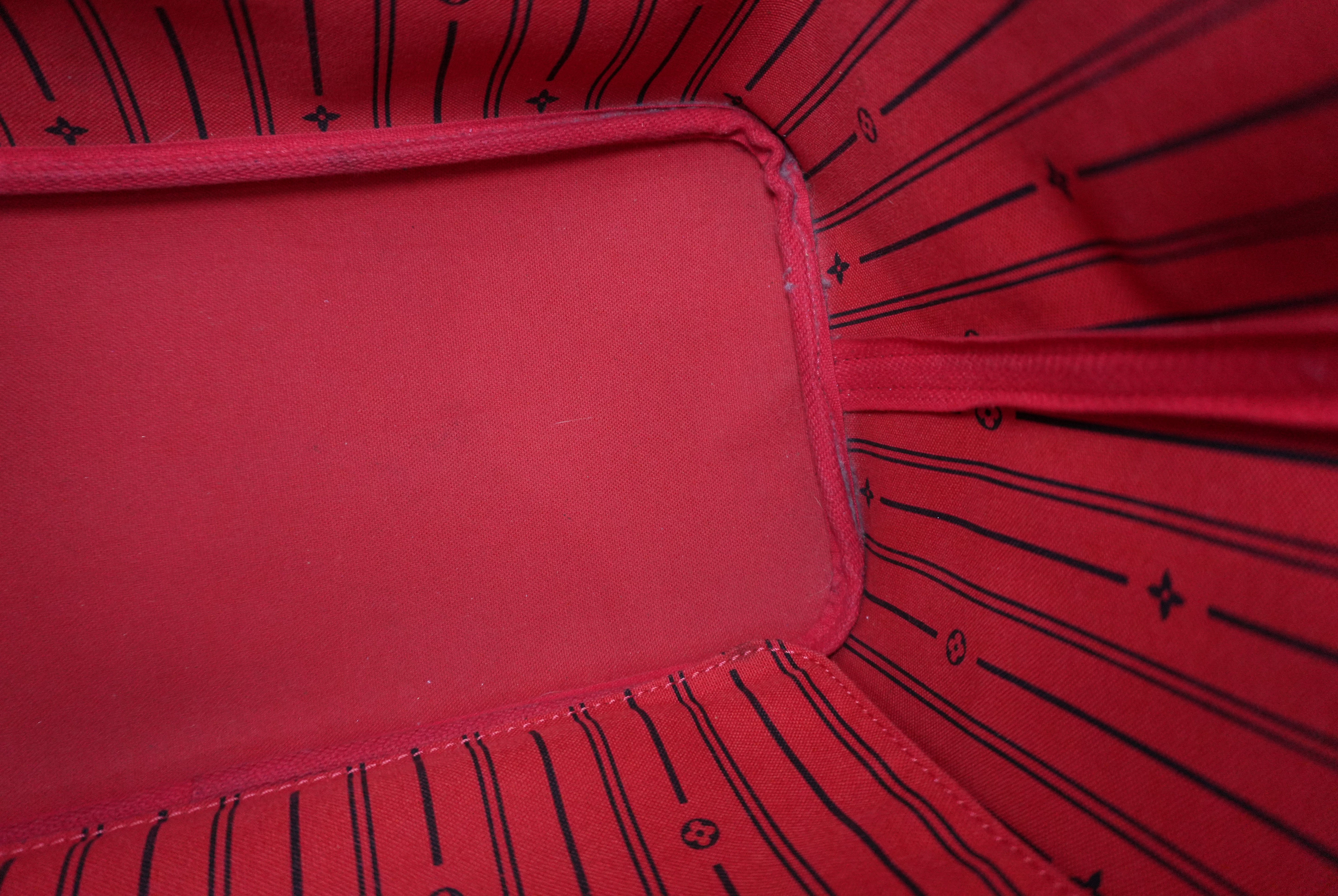 Louis Vuitton Damier Ebene Neverfull MM Shoulder Tote Used