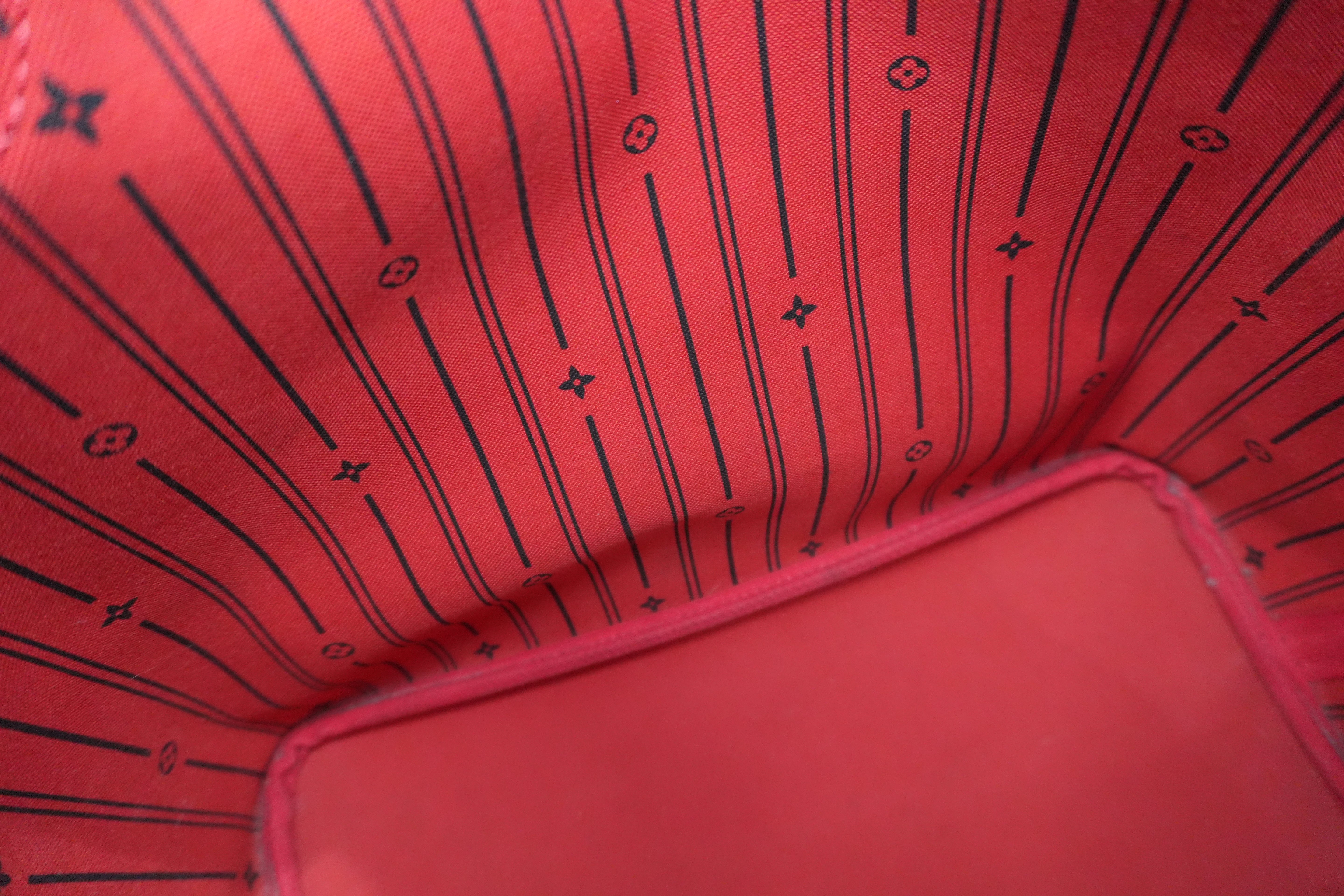 Louis Vuitton Damier Ebene Neverfull MM Shoulder Tote Used