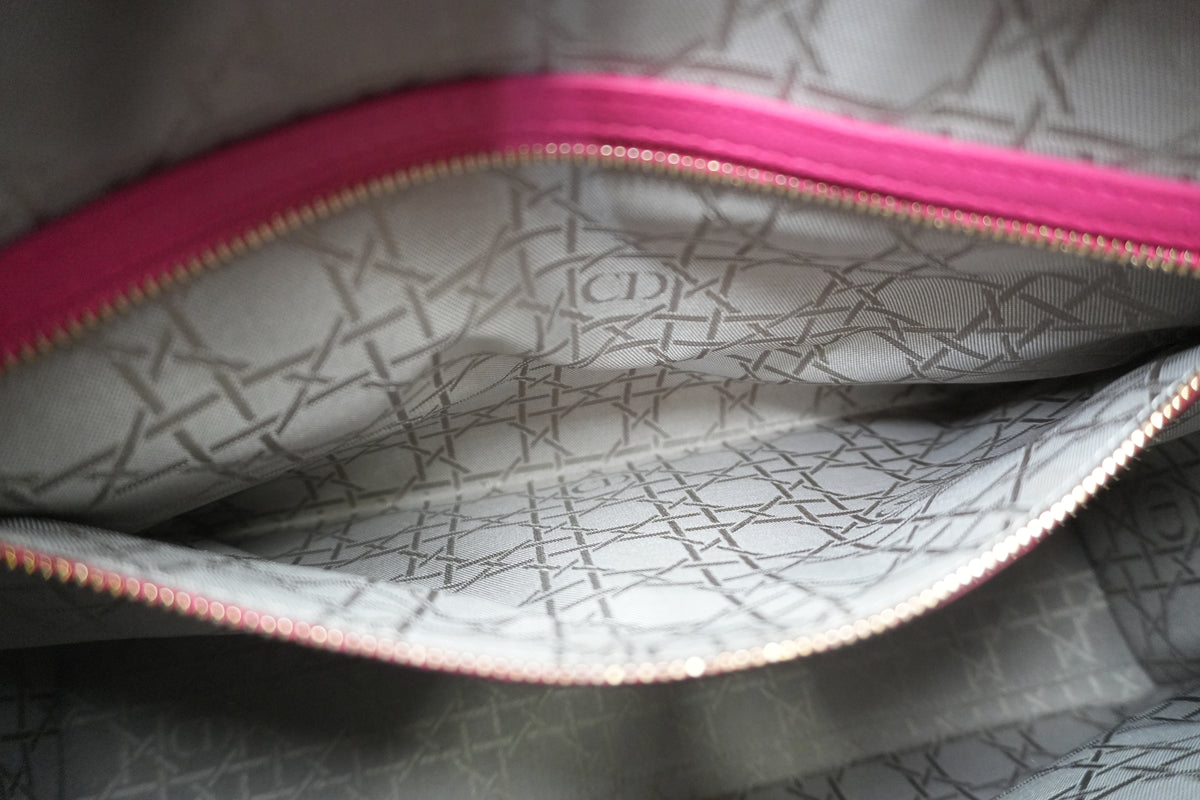 Pre-Owned Dior Lady Dior Shoulder Bag Pink