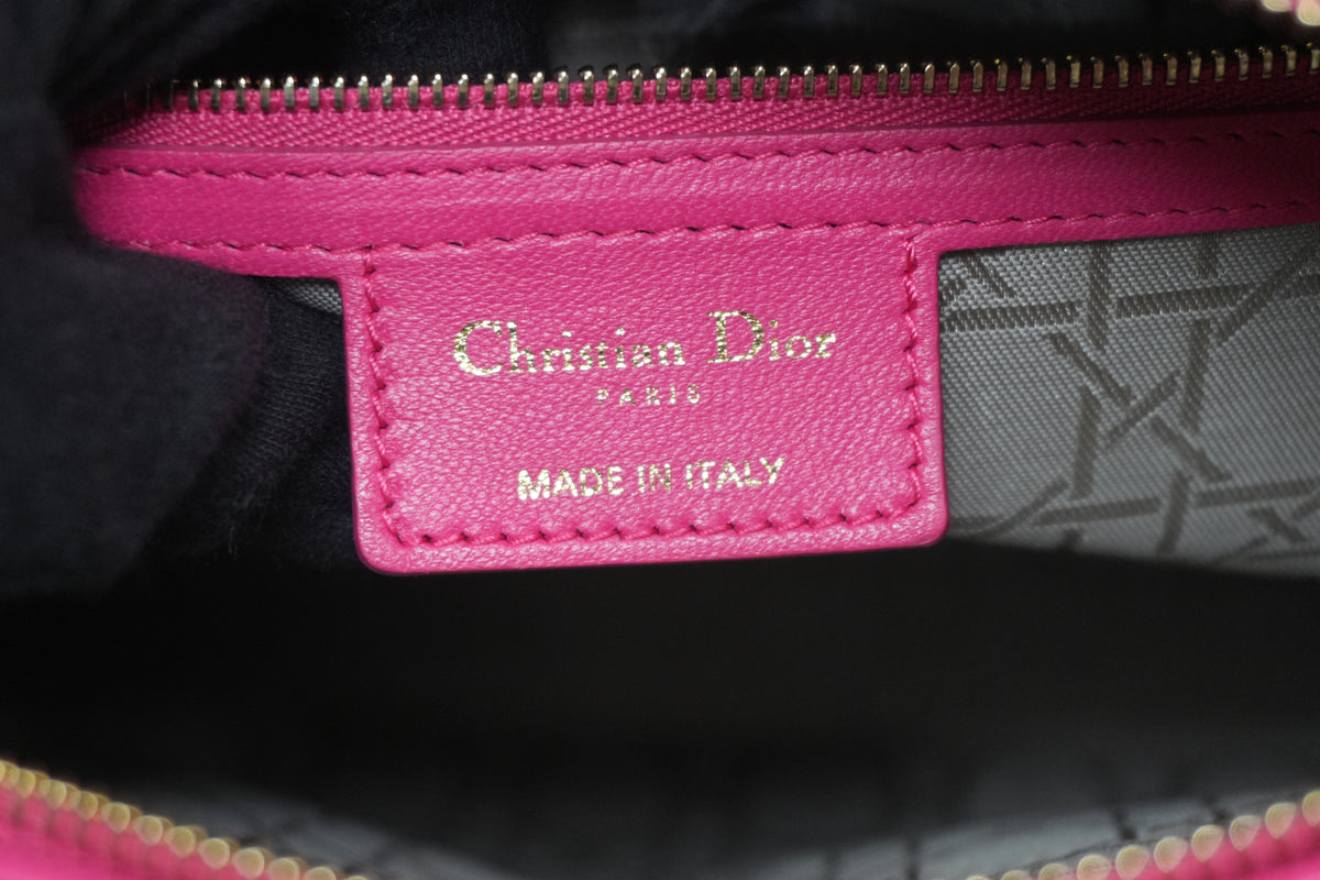 Pre-Owned Dior Lady Dior Shoulder Bag Pink