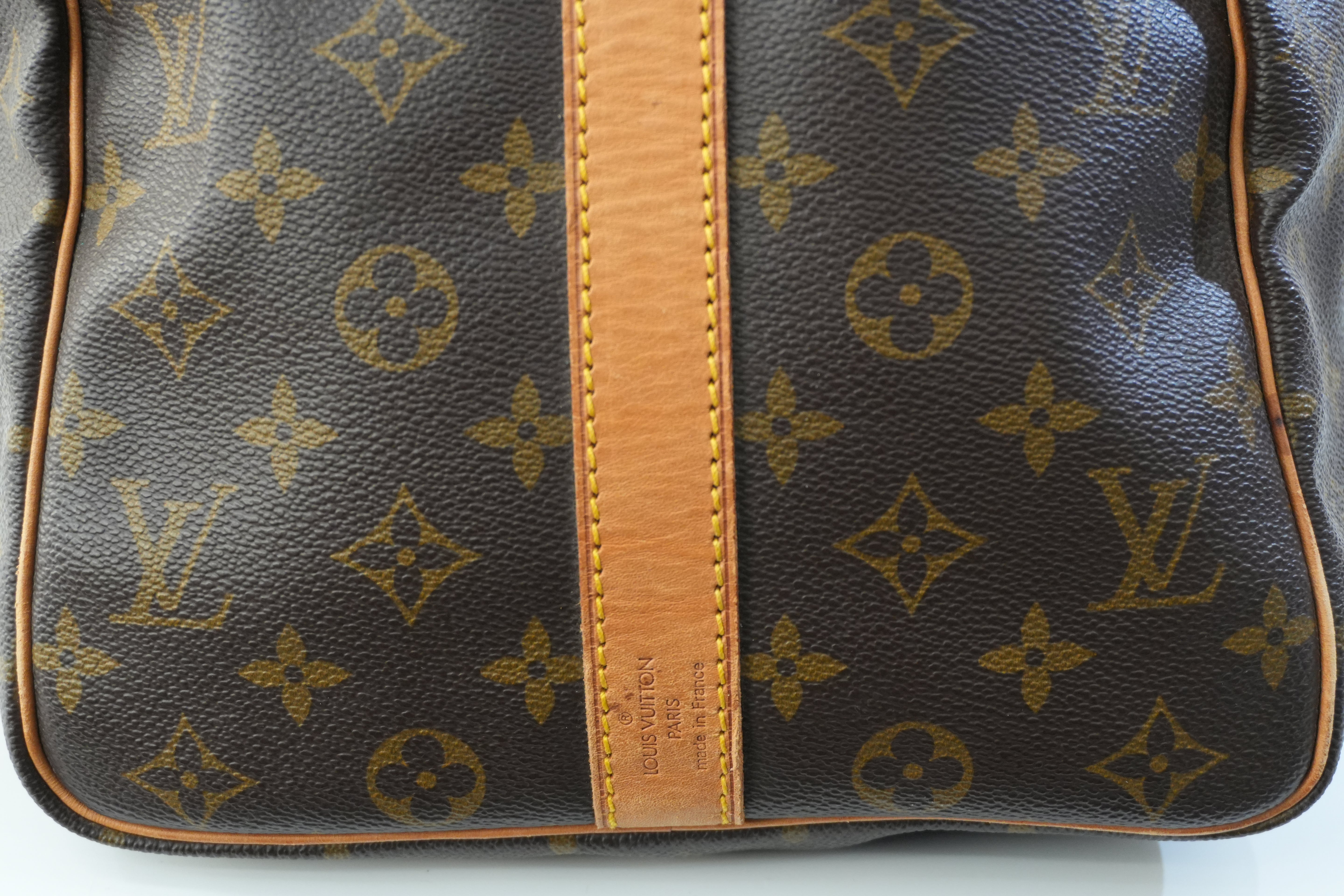 Pre-owned Louis Vuitton Monogram Keepall 50 Bandouliere Travel Bag