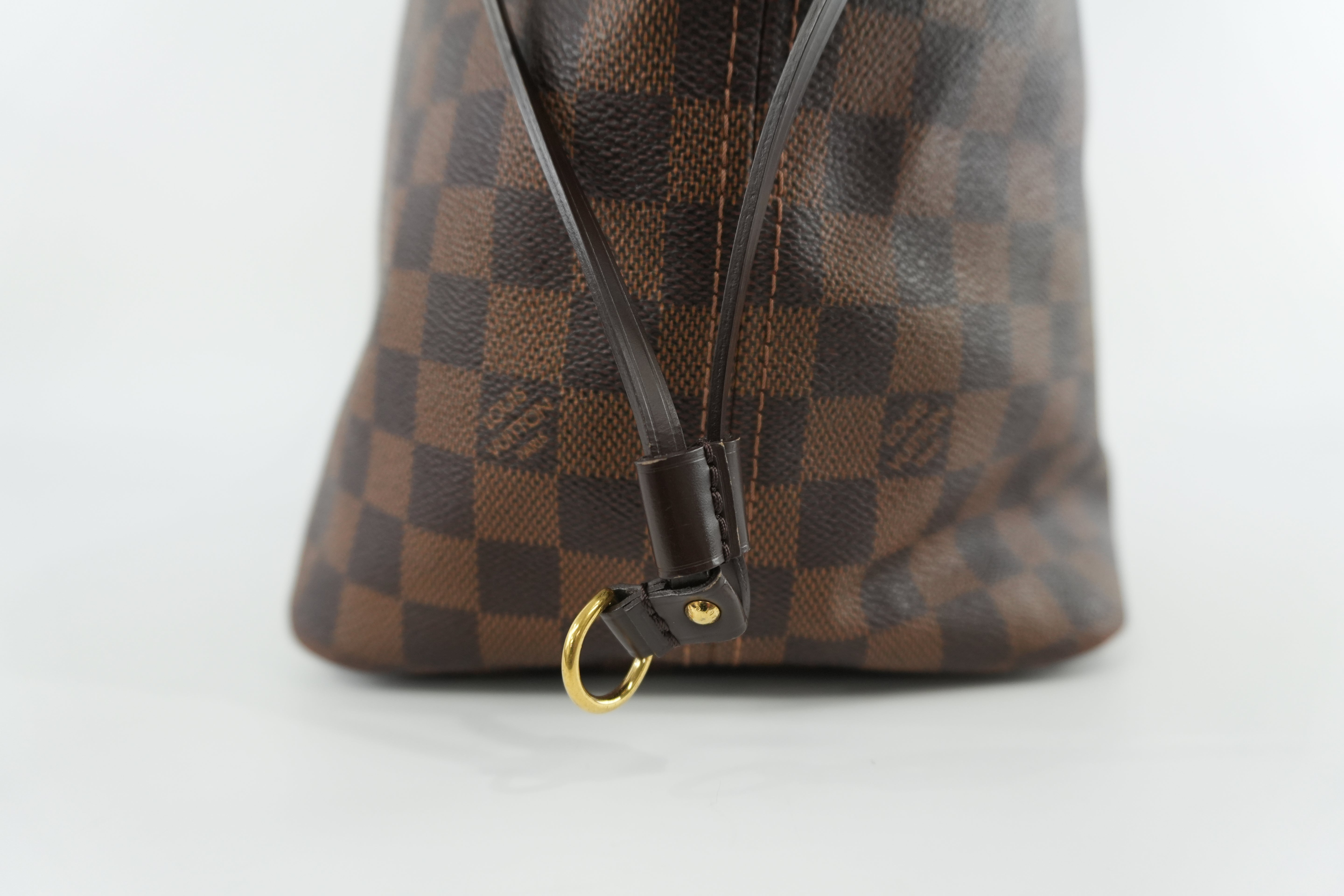 Louis Vuitton Damier Ebene Neverfull GM Shoulder Bag Used