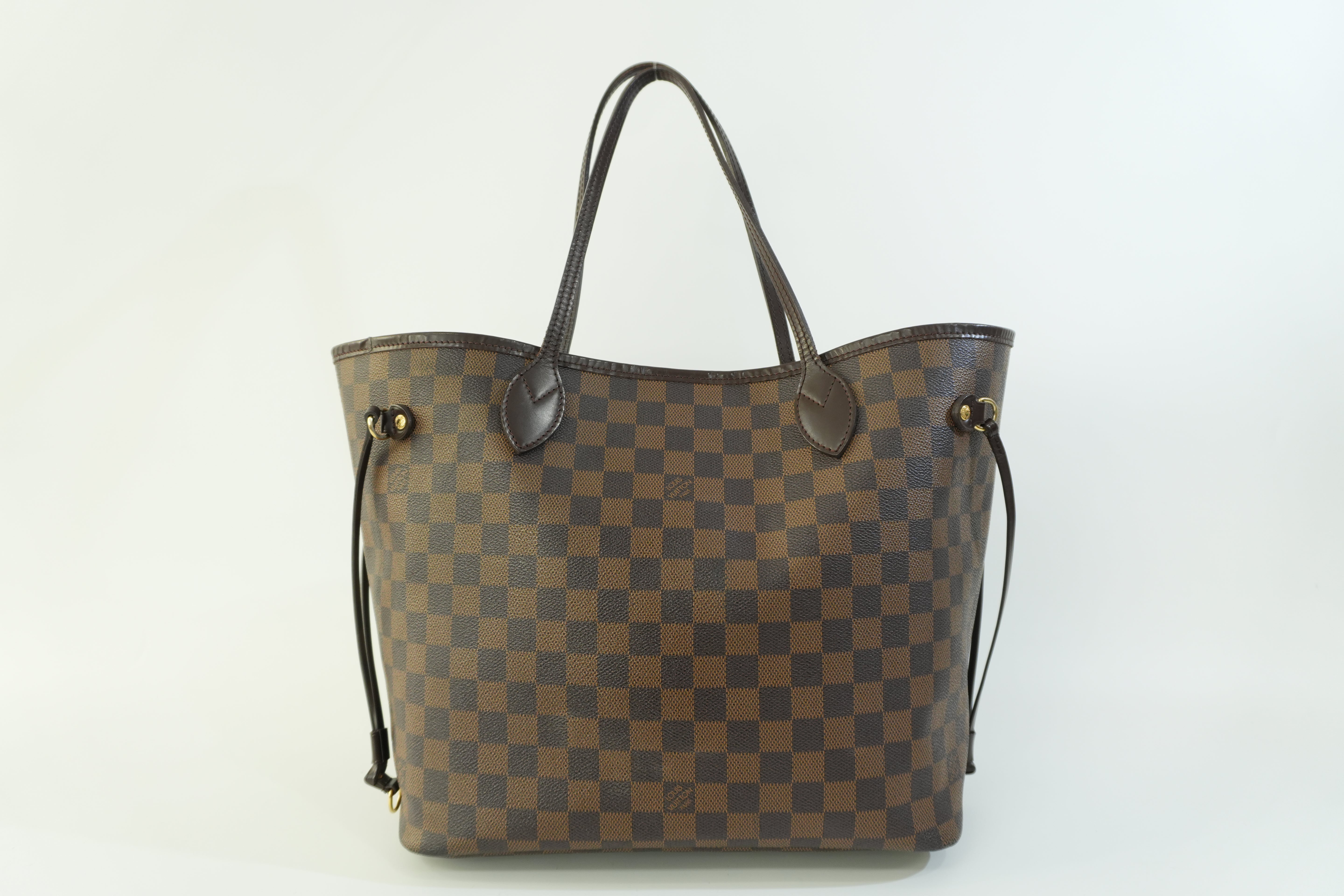 Pre-owned Louis Vuitton Damier Ebene Neverfull MM Tote Bag