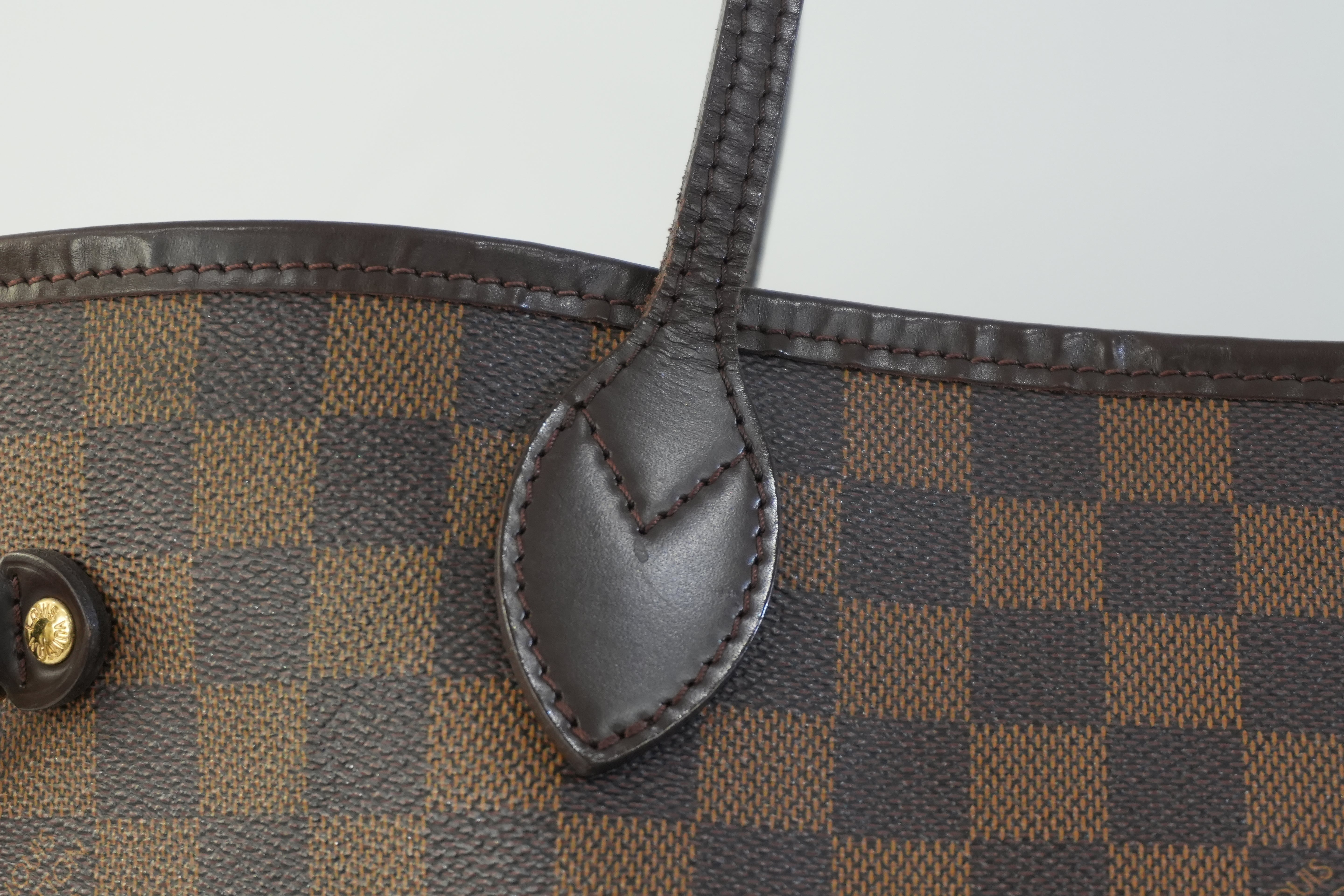 Pre-owned Louis Vuitton Damier Ebene Neverfull MM Tote Bag