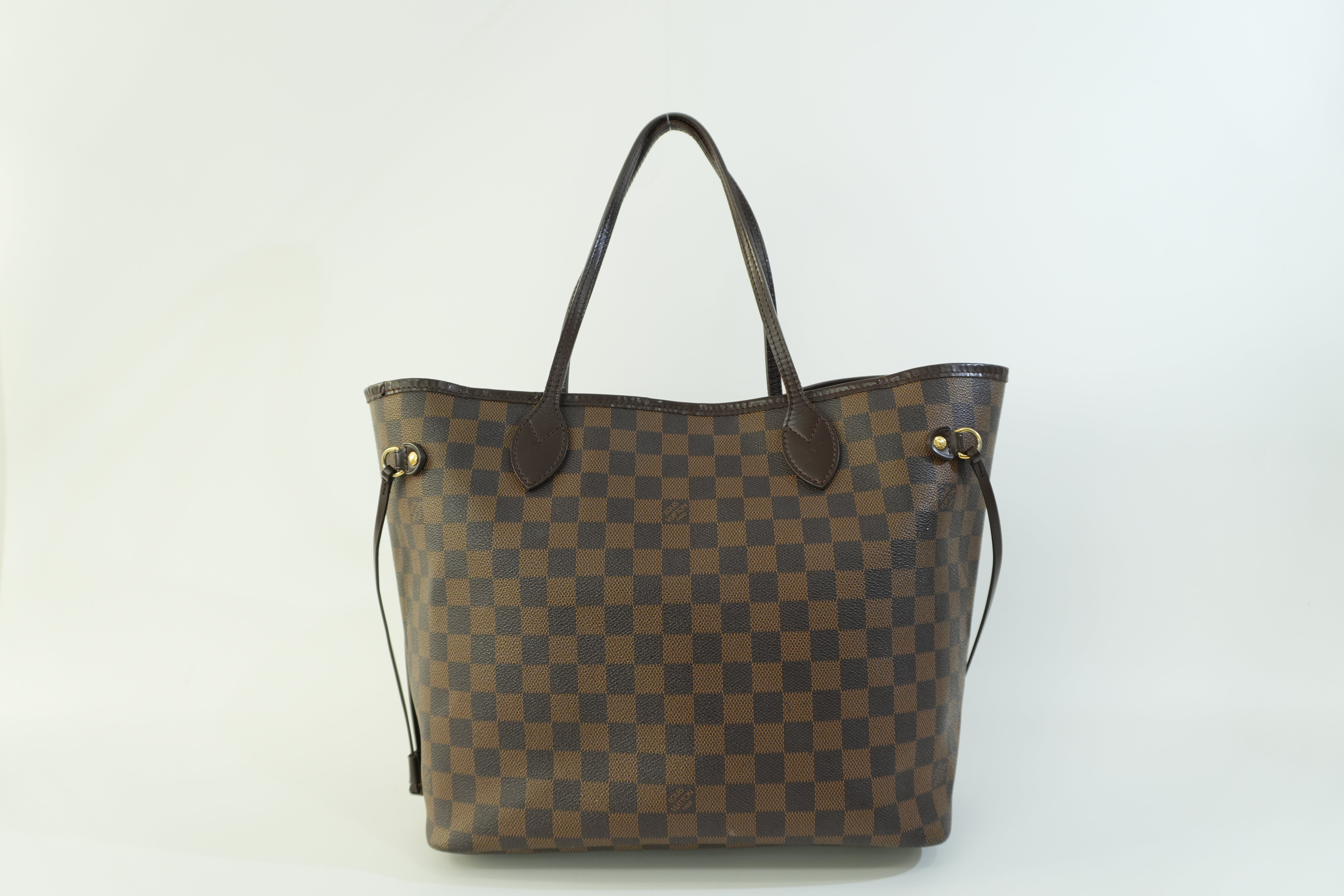 Pre-owned Louis Vuitton Damier Ebene Neverfull MM Tote Bag