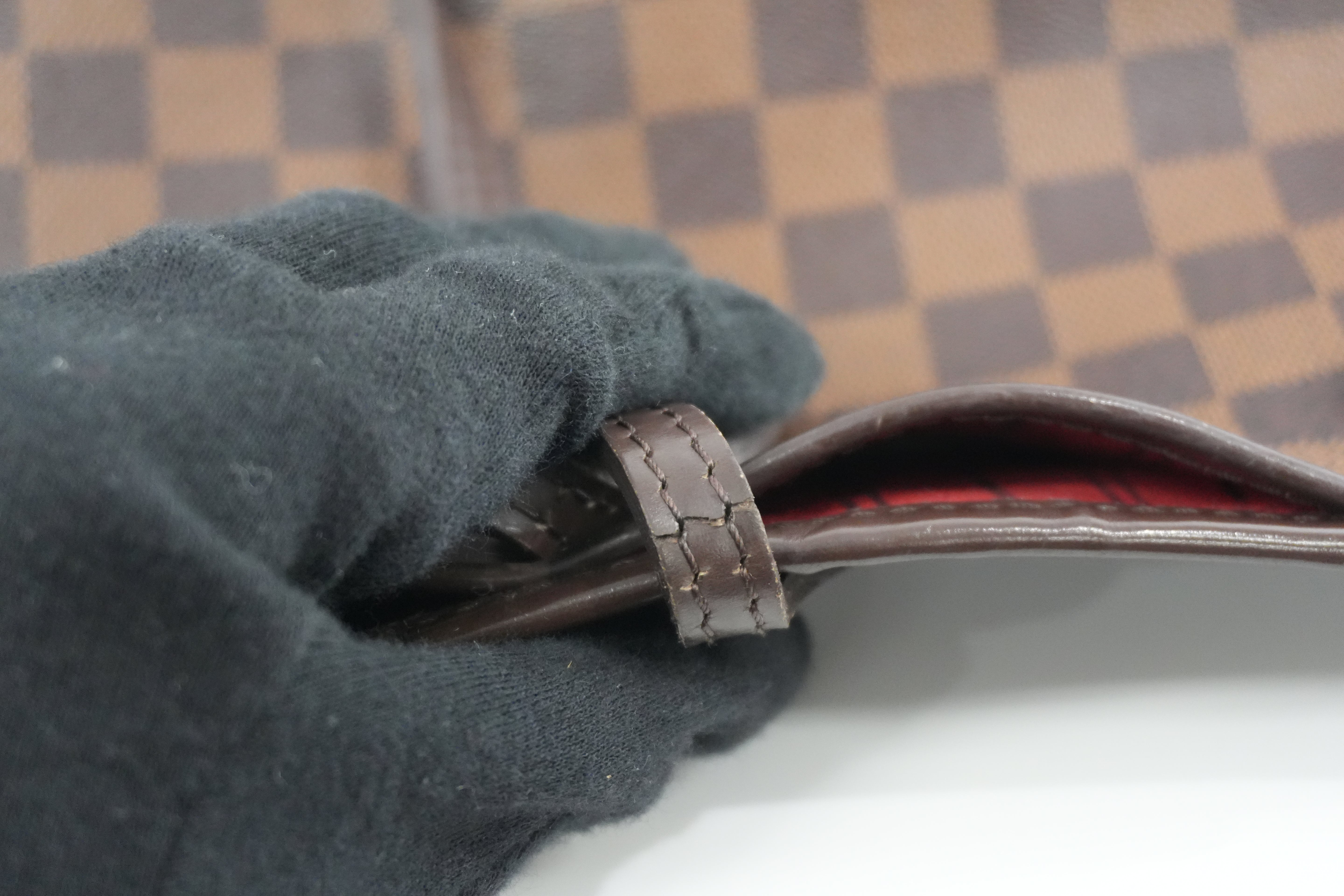 Louis Vuitton Damier Ebene Neverfull GM Shoulder Bag Used