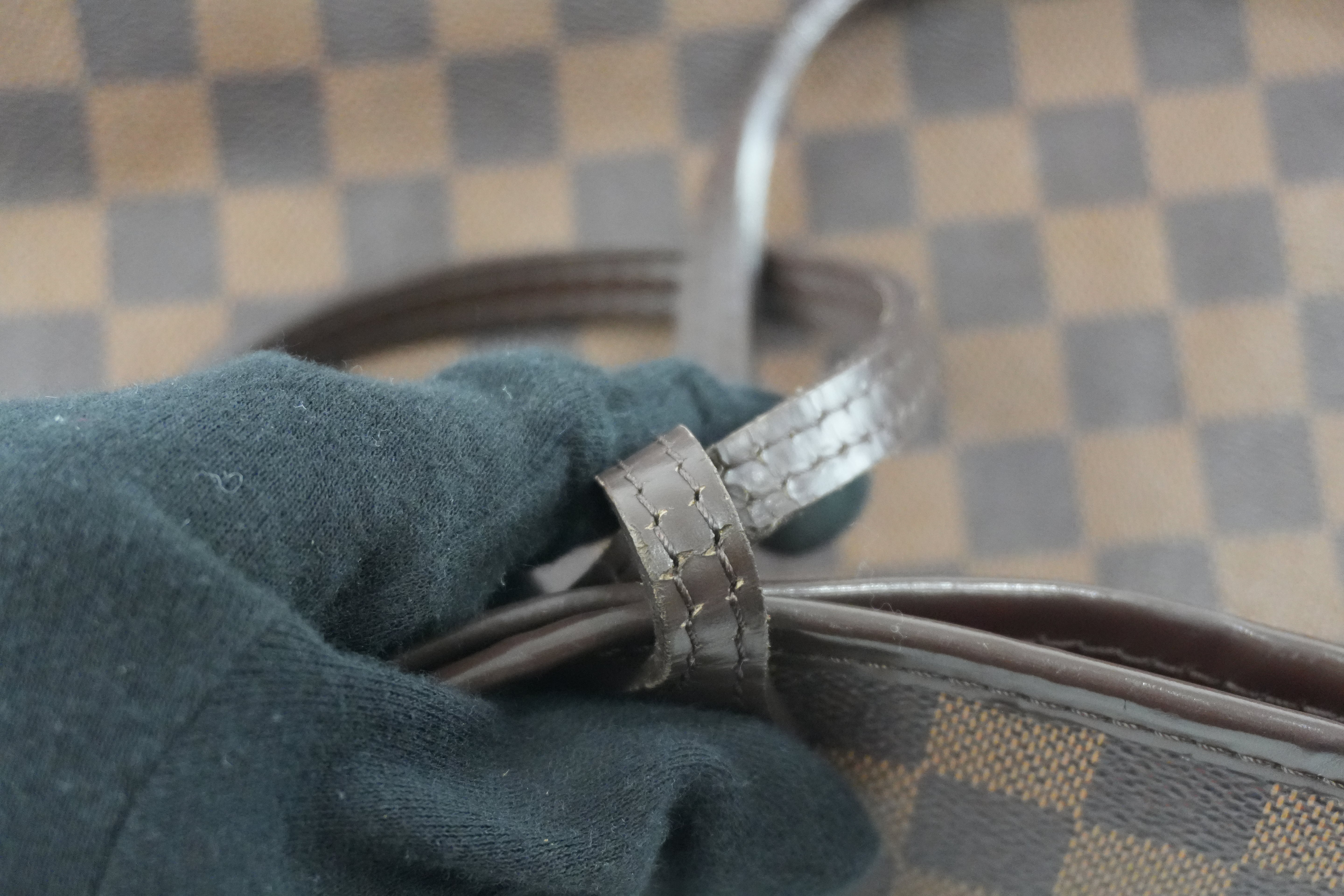 Louis Vuitton Damier Ebene Neverfull GM Shoulder Bag Used