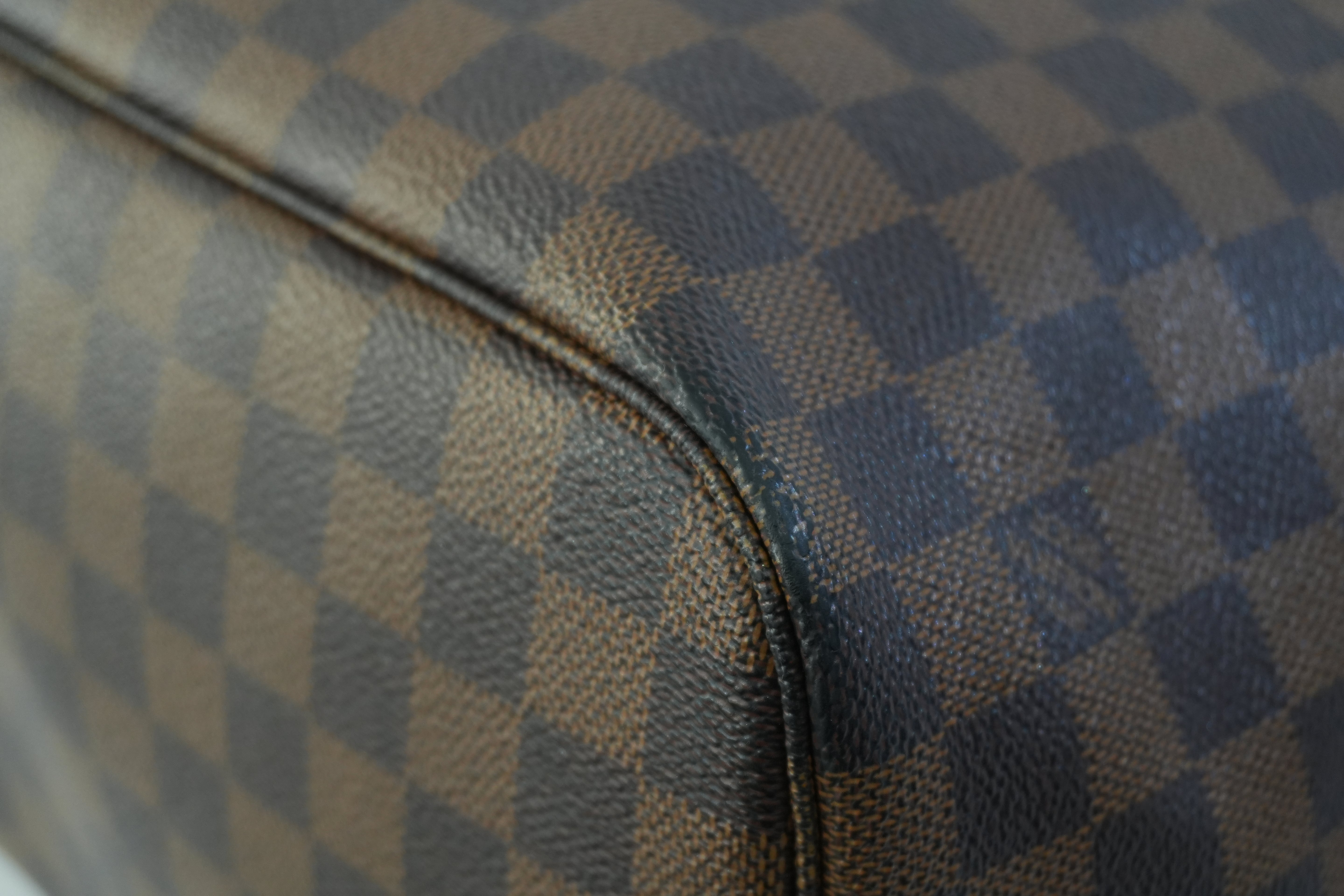 Pre-owned Louis Vuitton Damier Ebene Neverfull MM Tote Bag