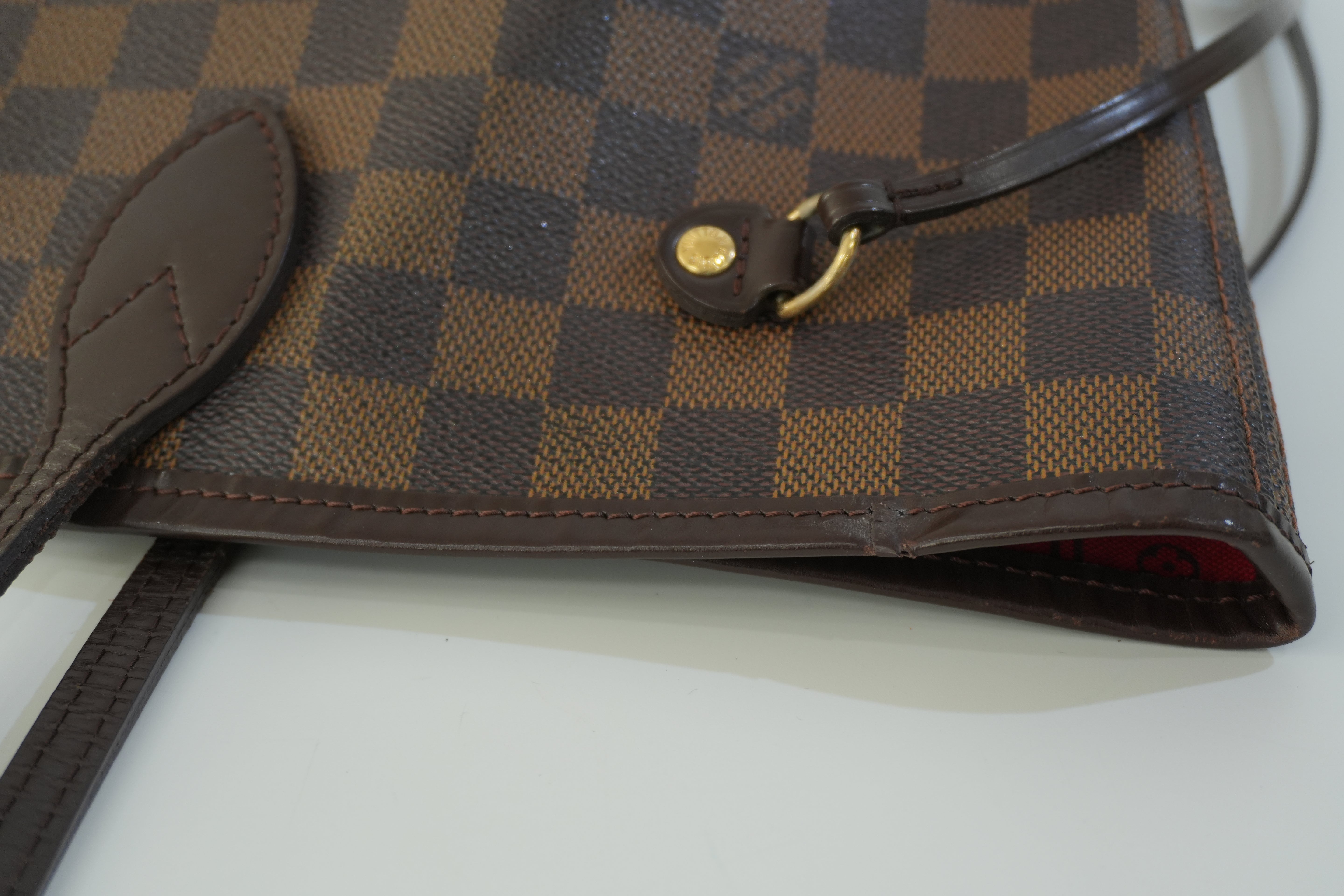 Pre-owned Louis Vuitton Damier Ebene Neverfull MM Tote Bag