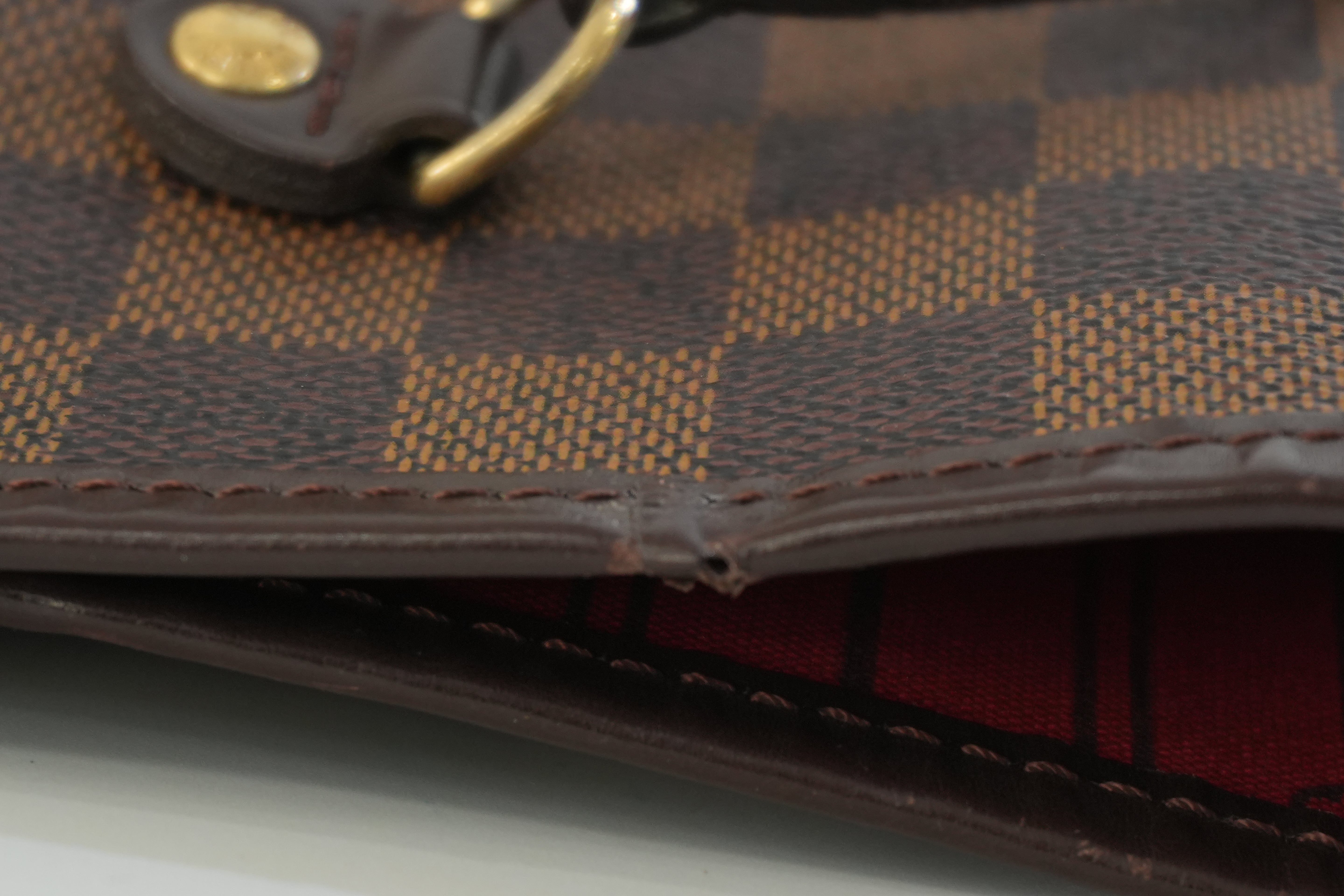 Pre-owned Louis Vuitton Damier Ebene Neverfull MM Tote Bag