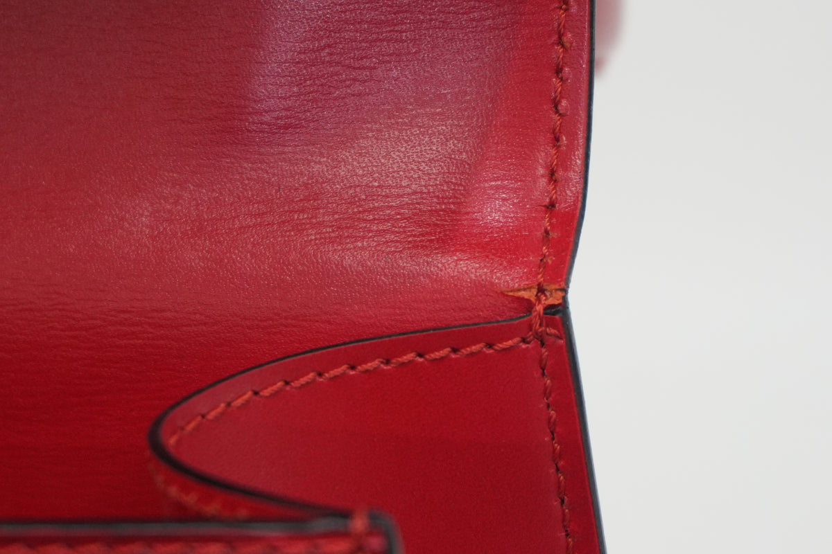 Pre-Owned Louis Vuitton Epi Malesherbe Handbag Red
