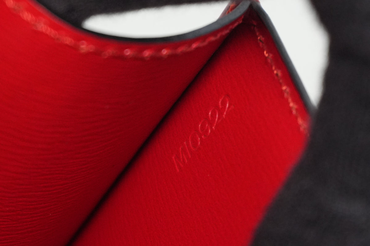 Pre-Owned Louis Vuitton Epi Malesherbe Handbag Red