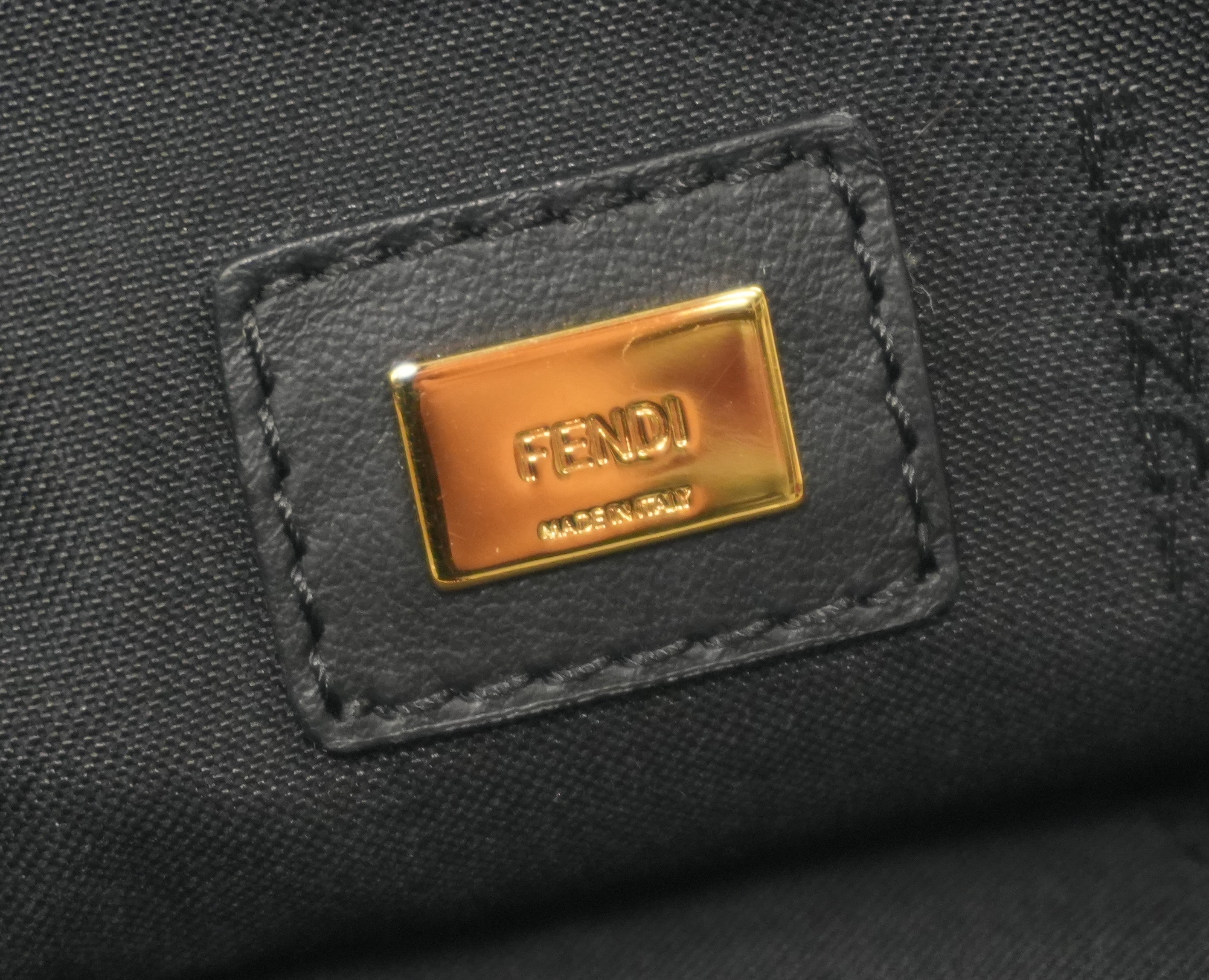 Fendi Clutch Bag Pink Leather Used