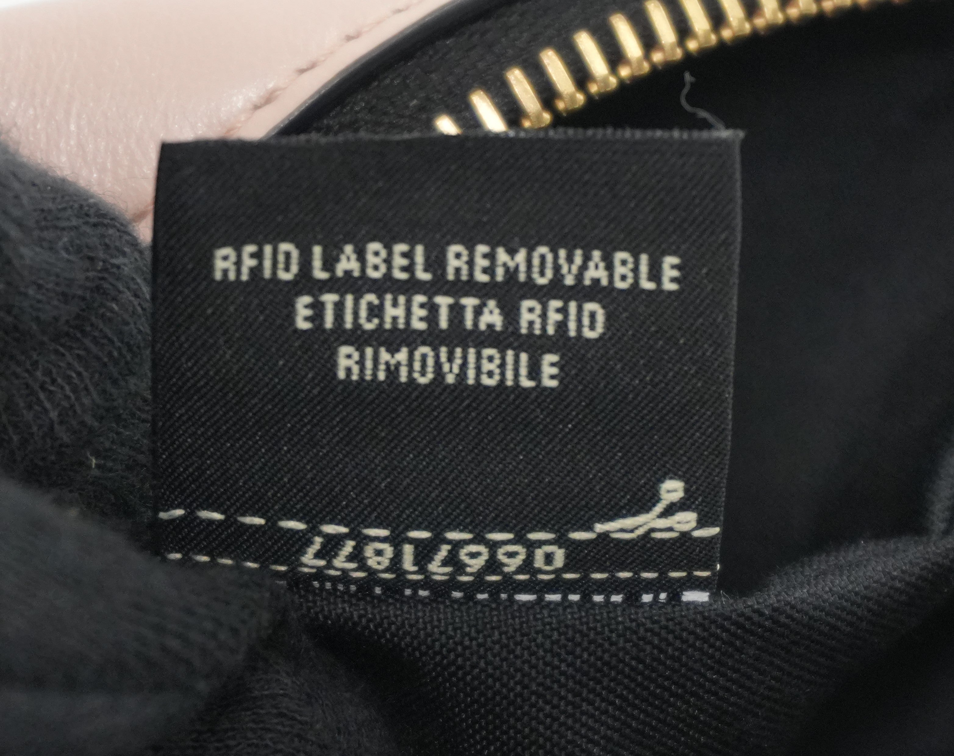 Fendi Clutch Bag Pink Leather Used