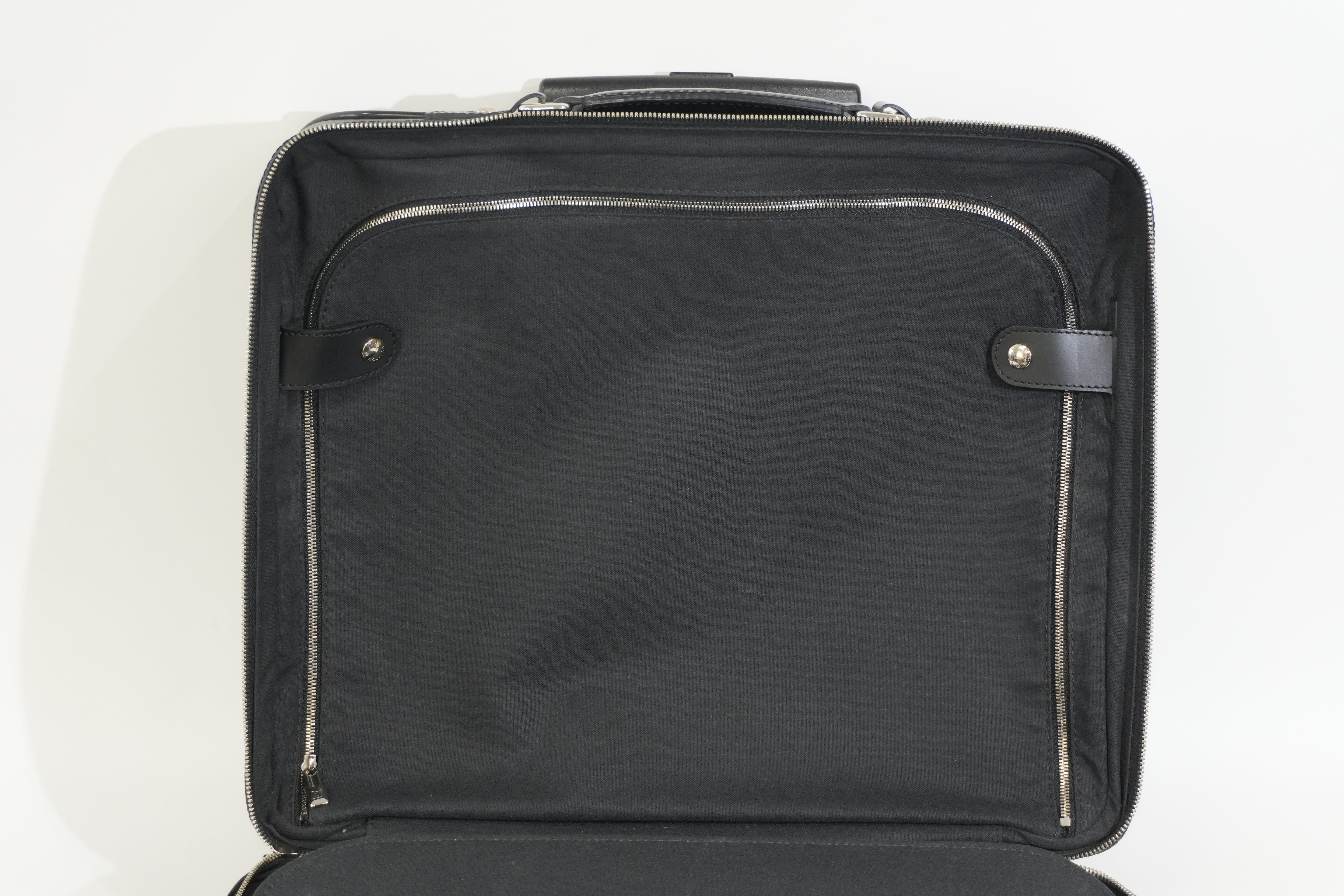 Pre-owned Louis Vuitton Damier Graphite Pilot Case Luggage