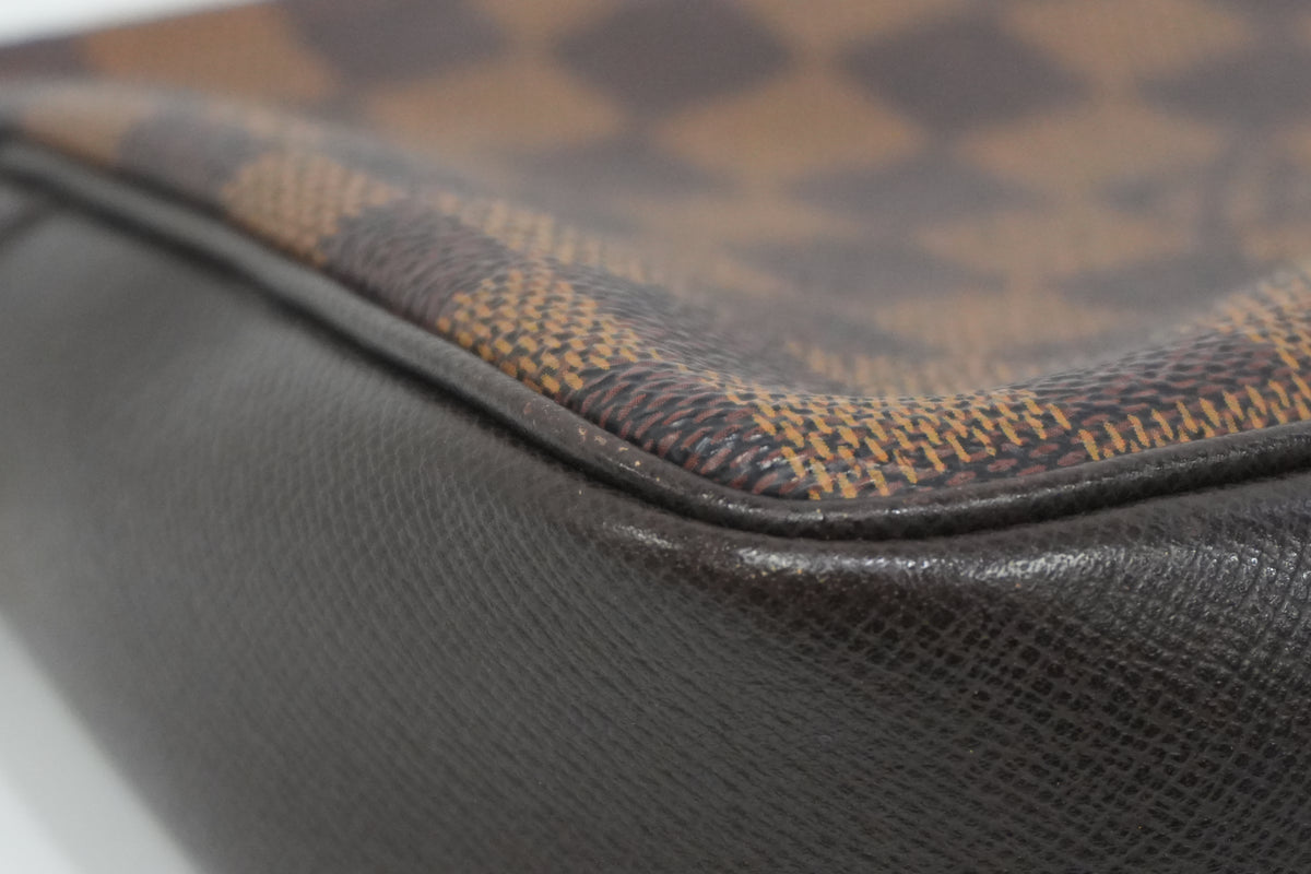 Pre-Owned Louis Vuitton Damier Ebene Trousse Makeup Pouch Handbag