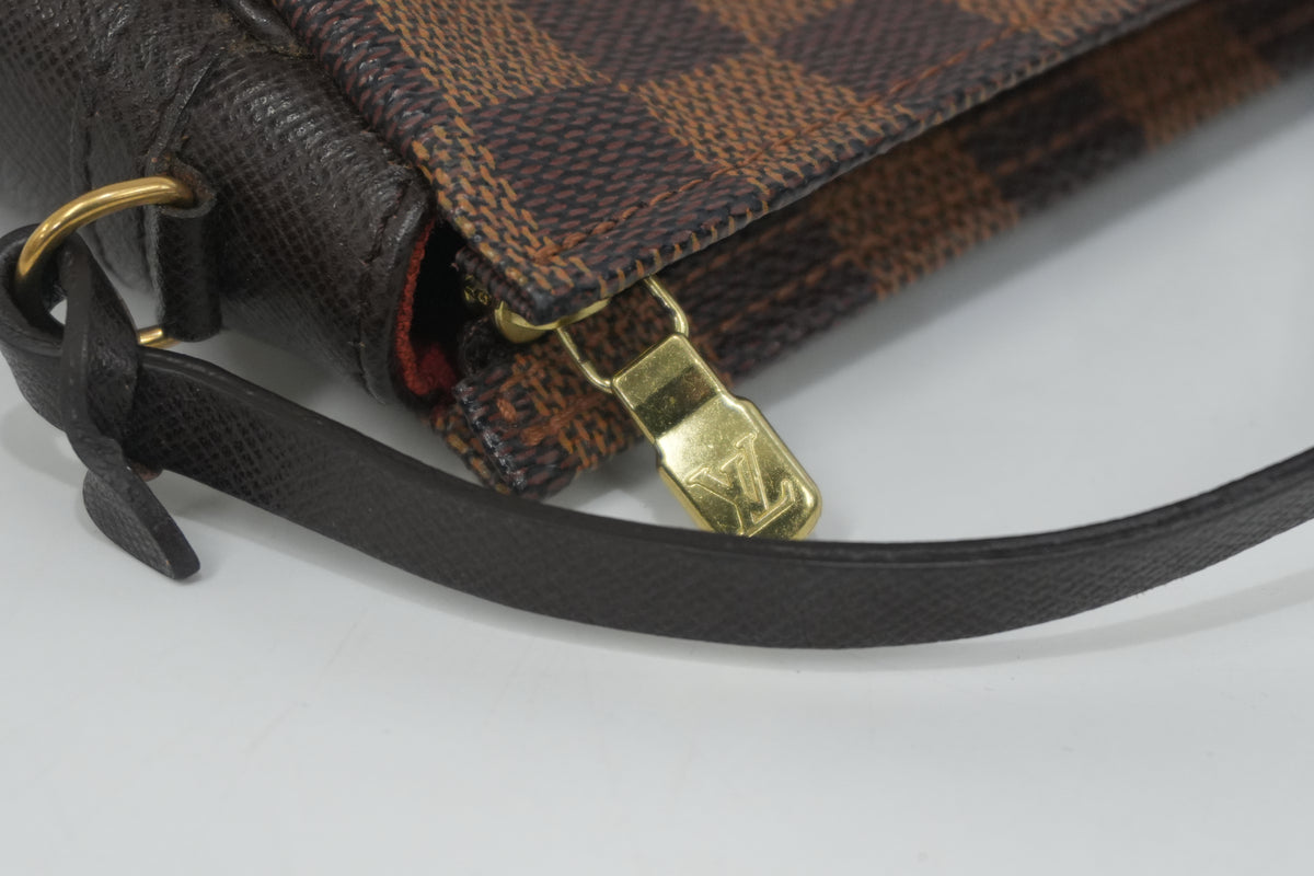 Pre-Owned Louis Vuitton Damier Ebene Trousse Makeup Pouch Handbag
