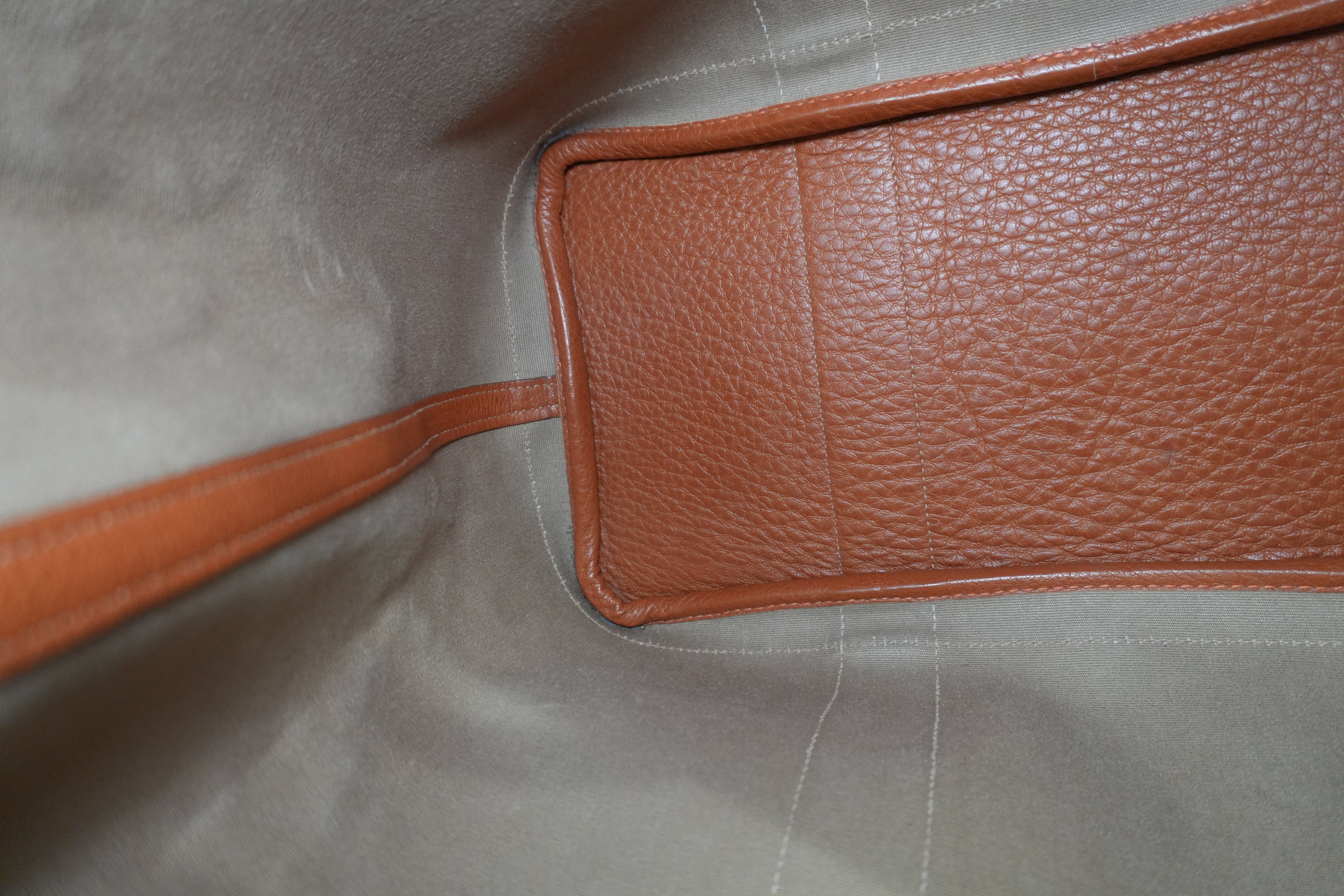 Hermes Garden Party Canvas Orange Used